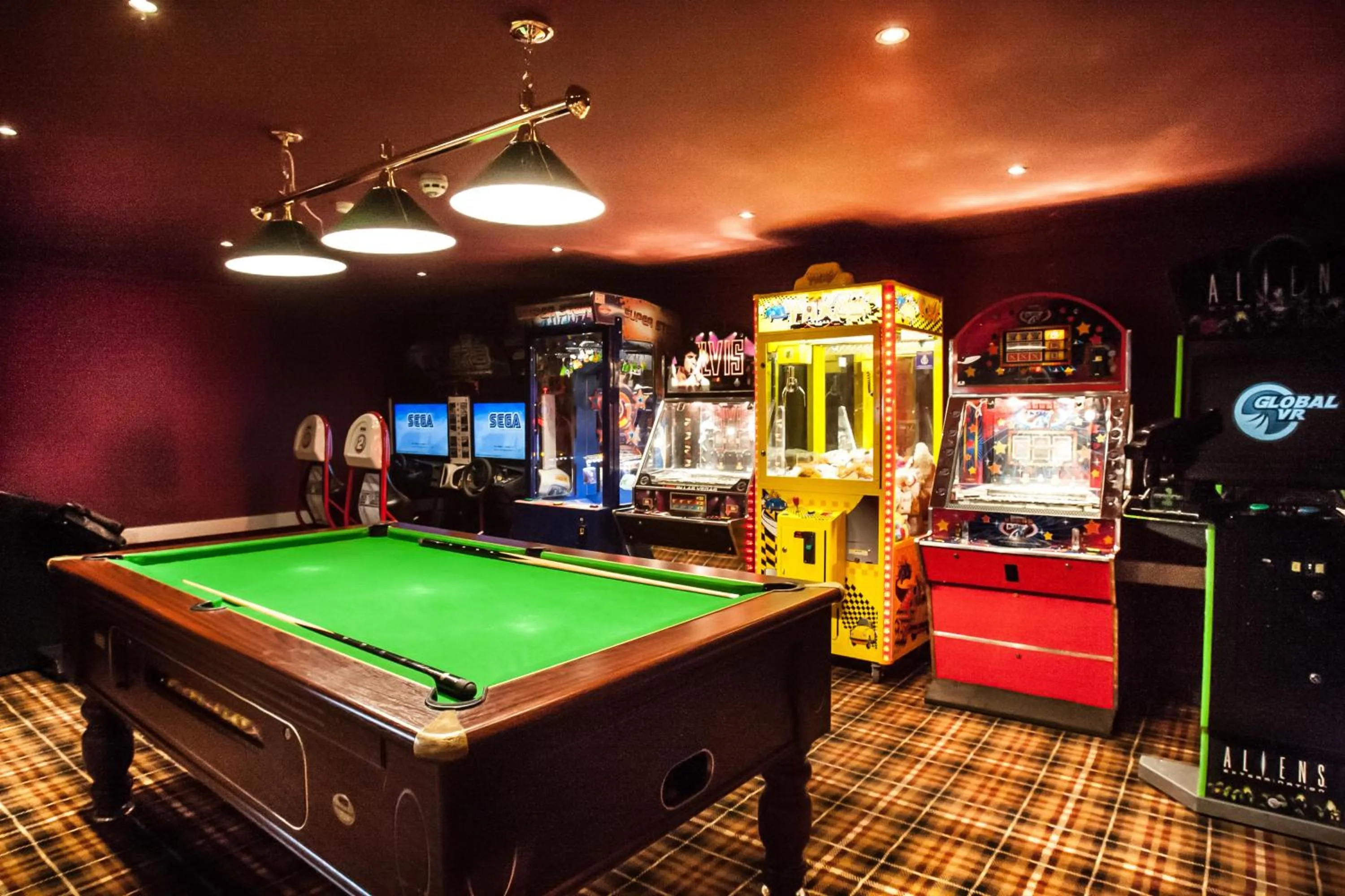 Billiard in Moffat Manor Holiday Resort