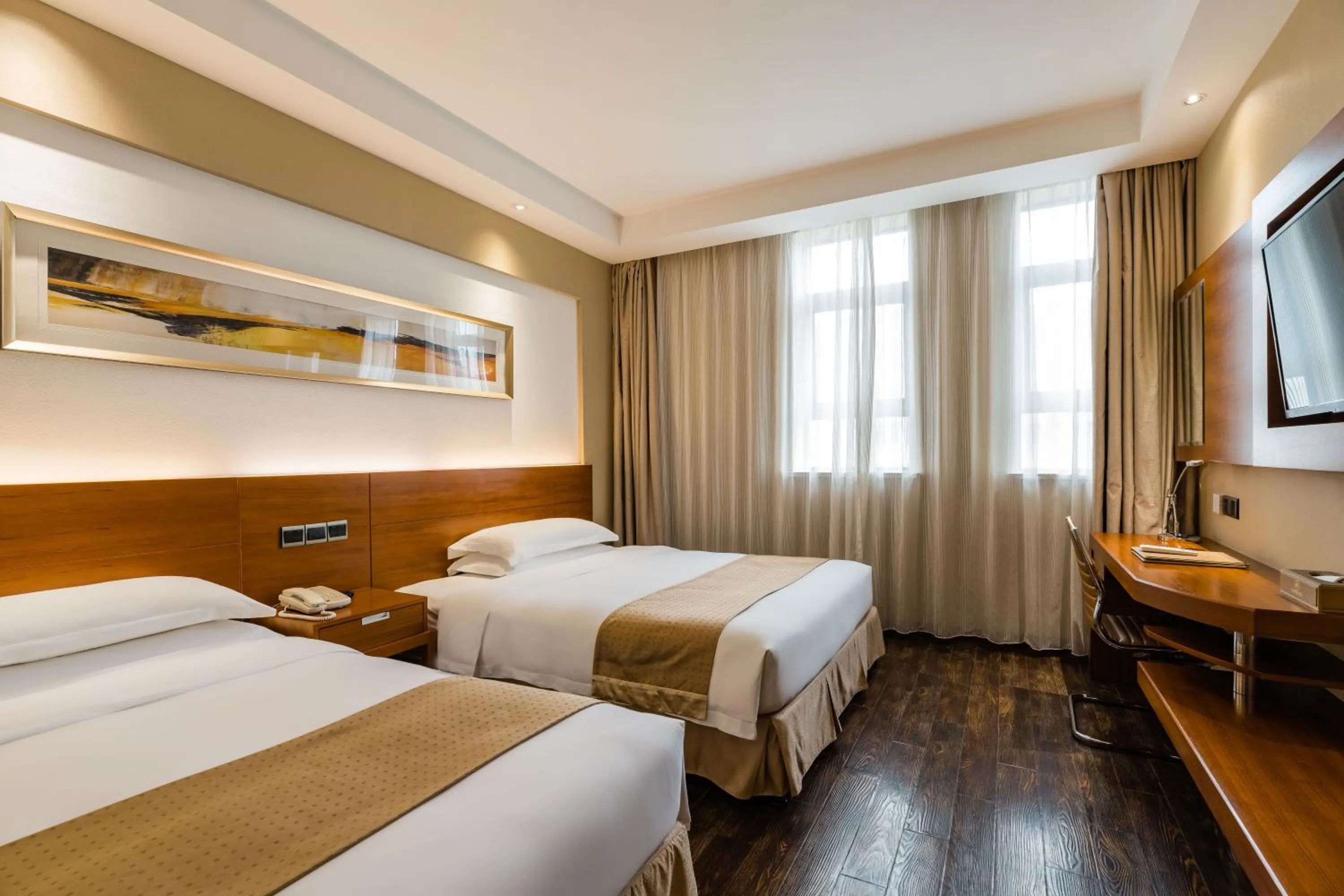 Bedroom, Bed in Mai Xinge Boutique Hotel - Free shuttle buses are provided between PVG Airport and Disneyland