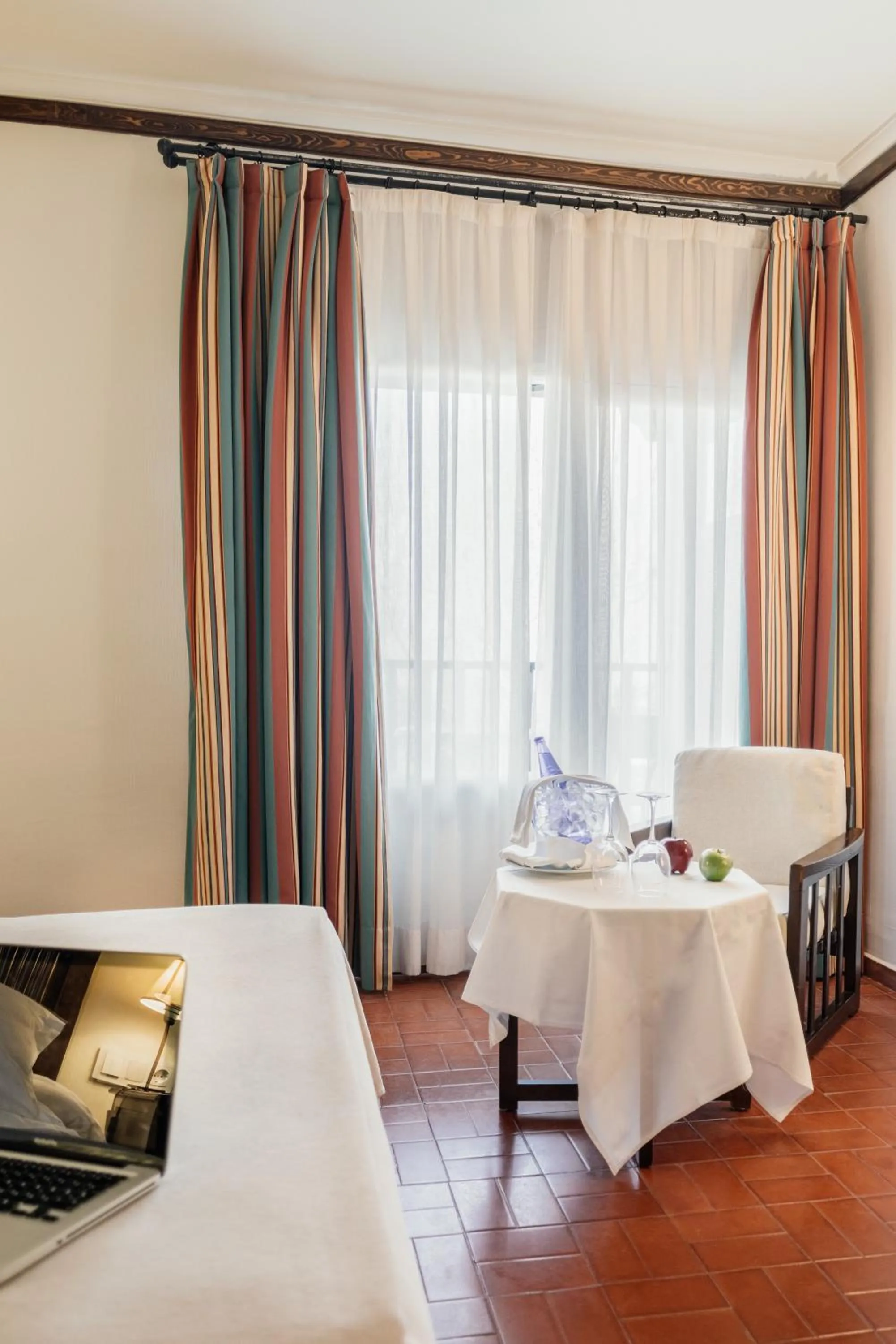 Decorative detail, Bed in Parador de Manzanares