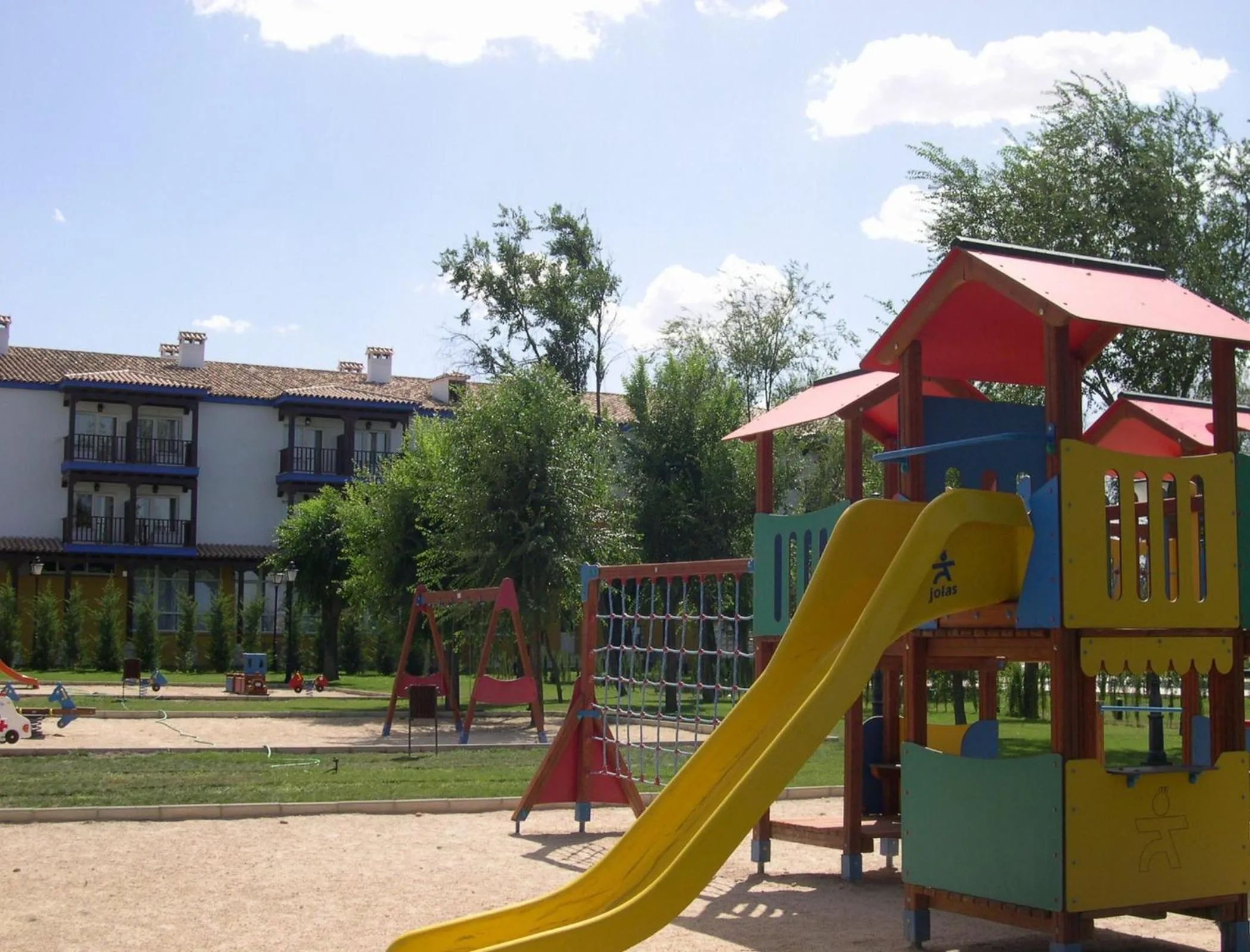 Children play ground in Parador de Manzanares