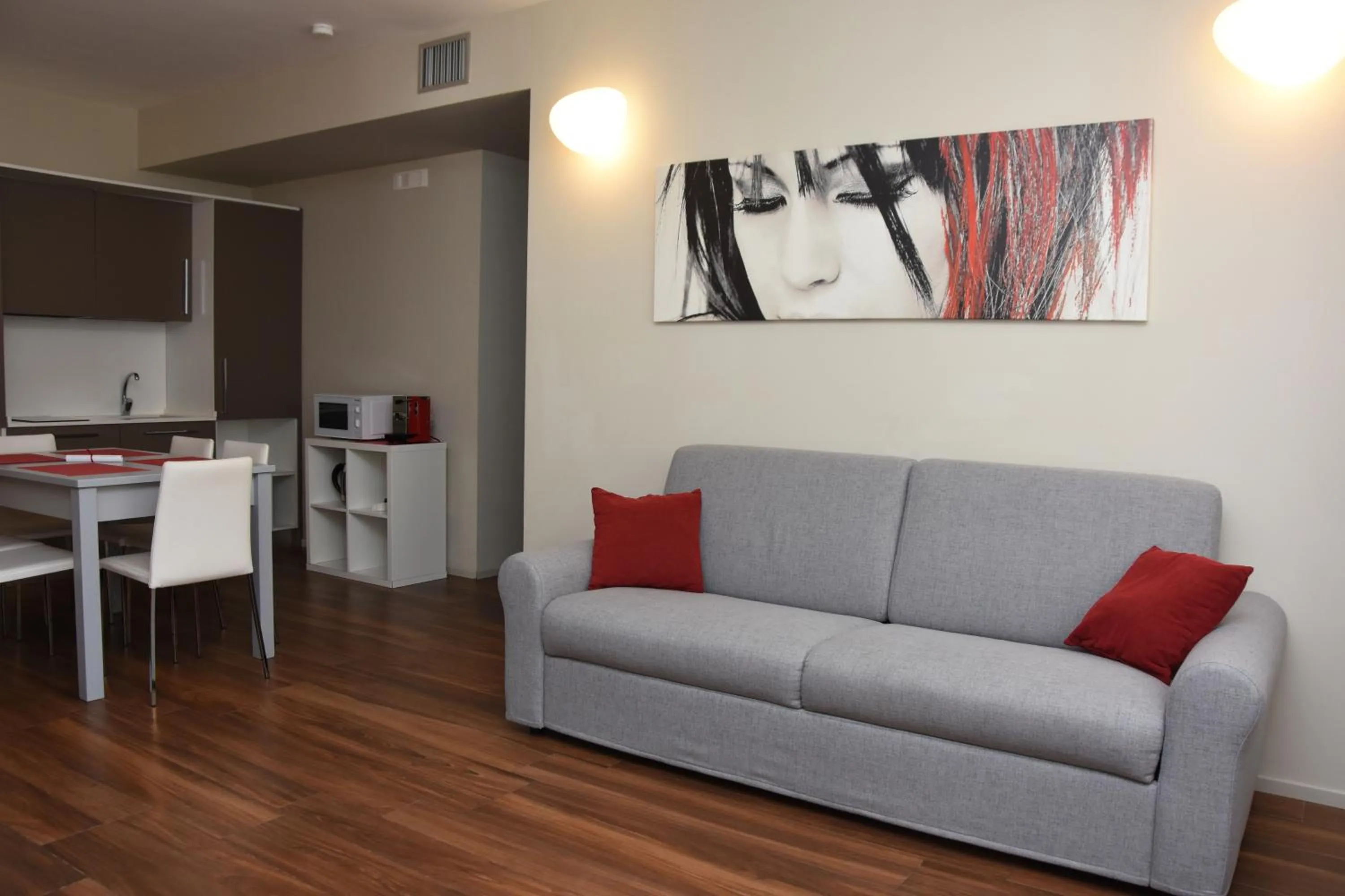 Kitchen or kitchenette in Residence Nazionale Matera