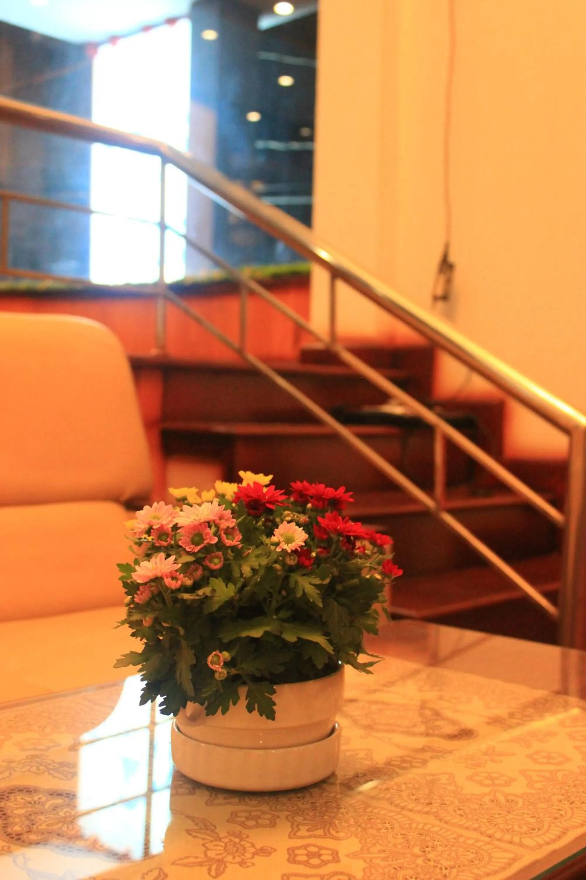 Decorative detail in DaLat Sky Hostel