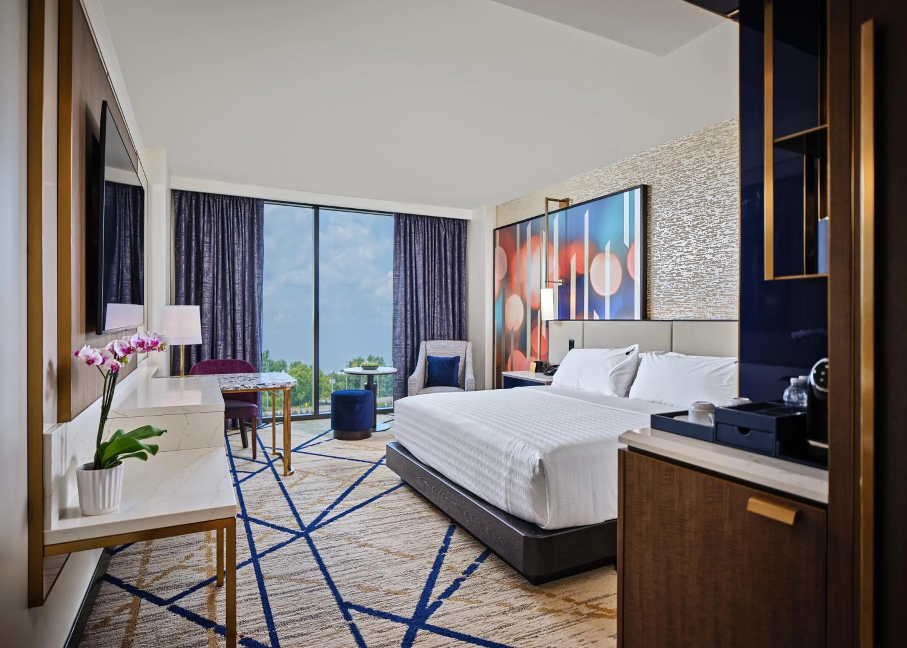 Bed in Hard Rock Hotel & Casino Ottawa
