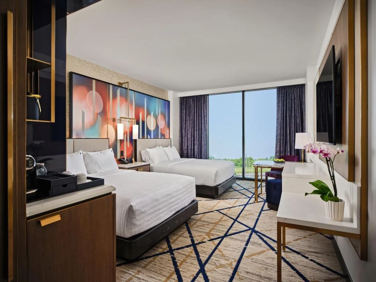 Bed in Hard Rock Hotel & Casino Ottawa