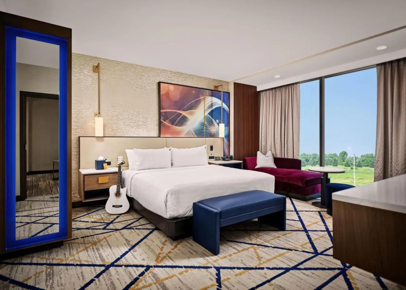 Bed in Hard Rock Hotel & Casino Ottawa