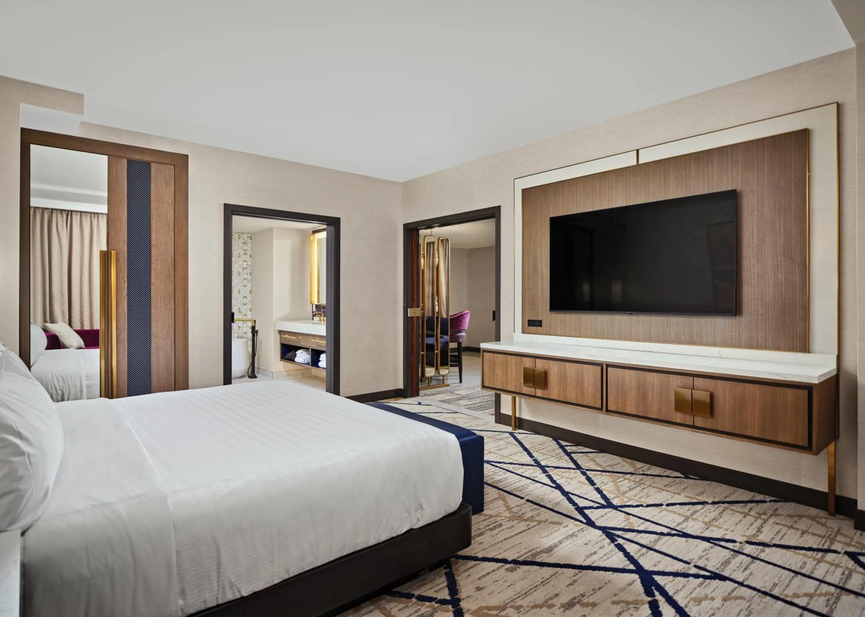 Bed in Hard Rock Hotel & Casino Ottawa