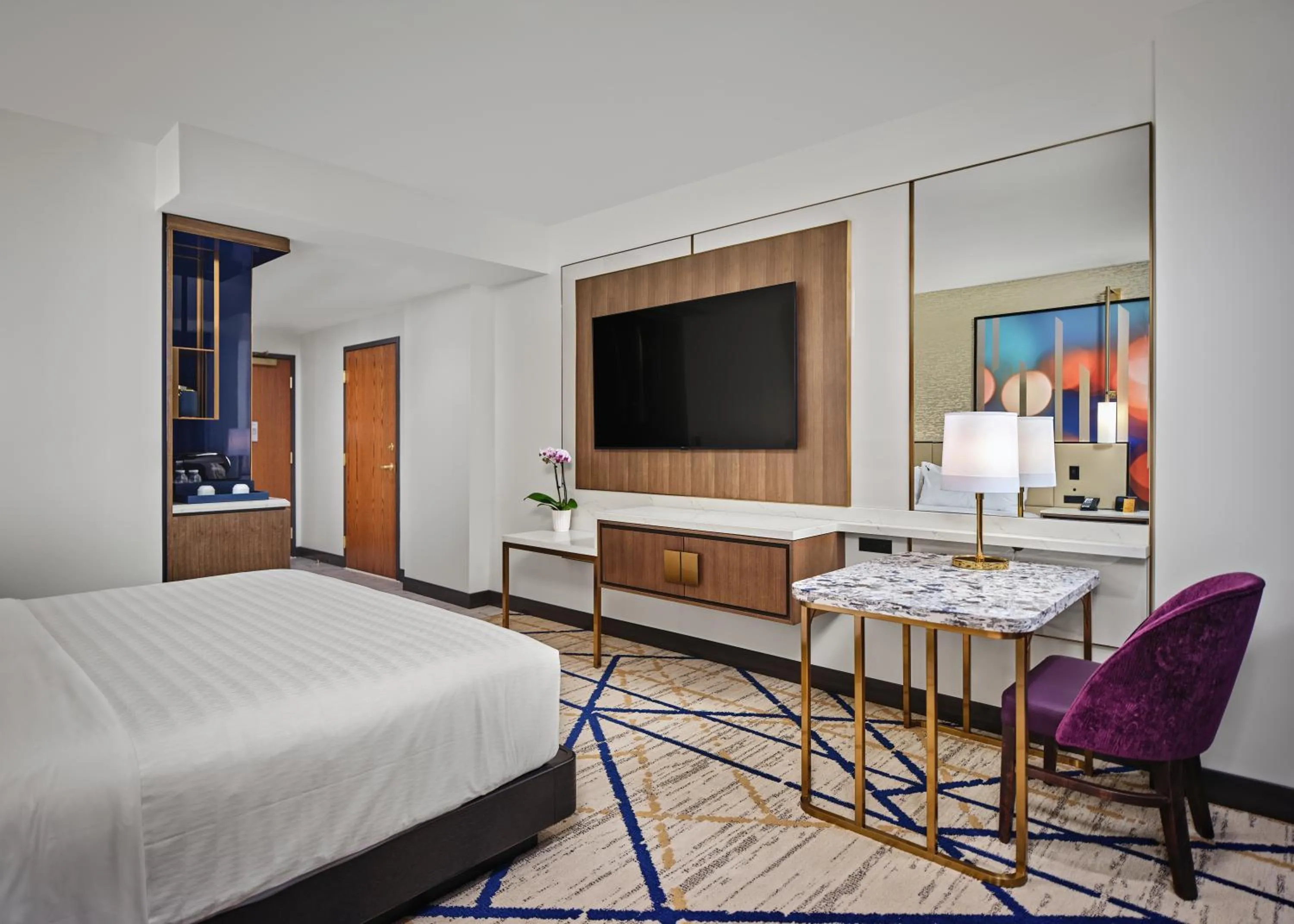 Bed in Hard Rock Hotel & Casino Ottawa