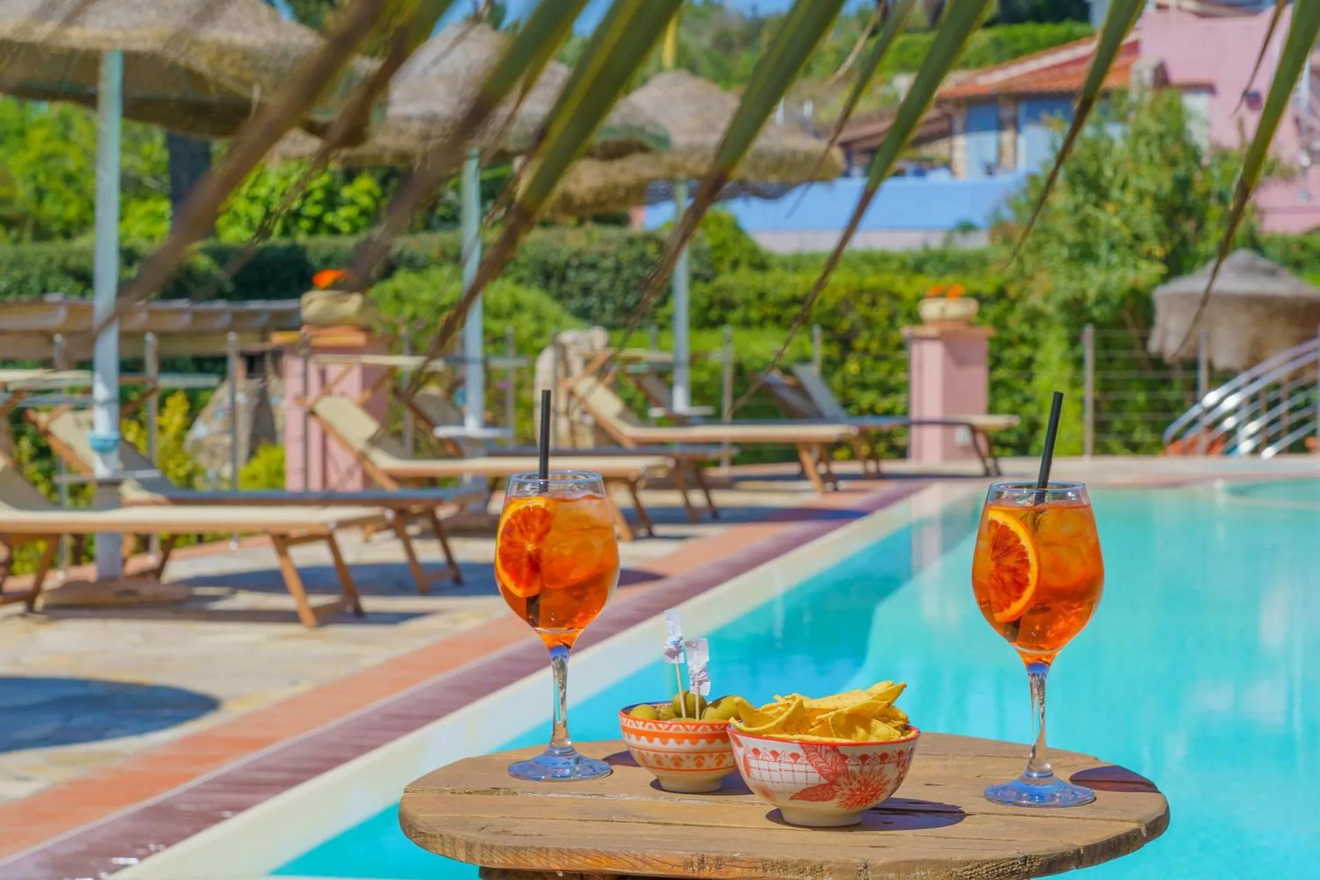 Pool view in Residence Villa Rosi