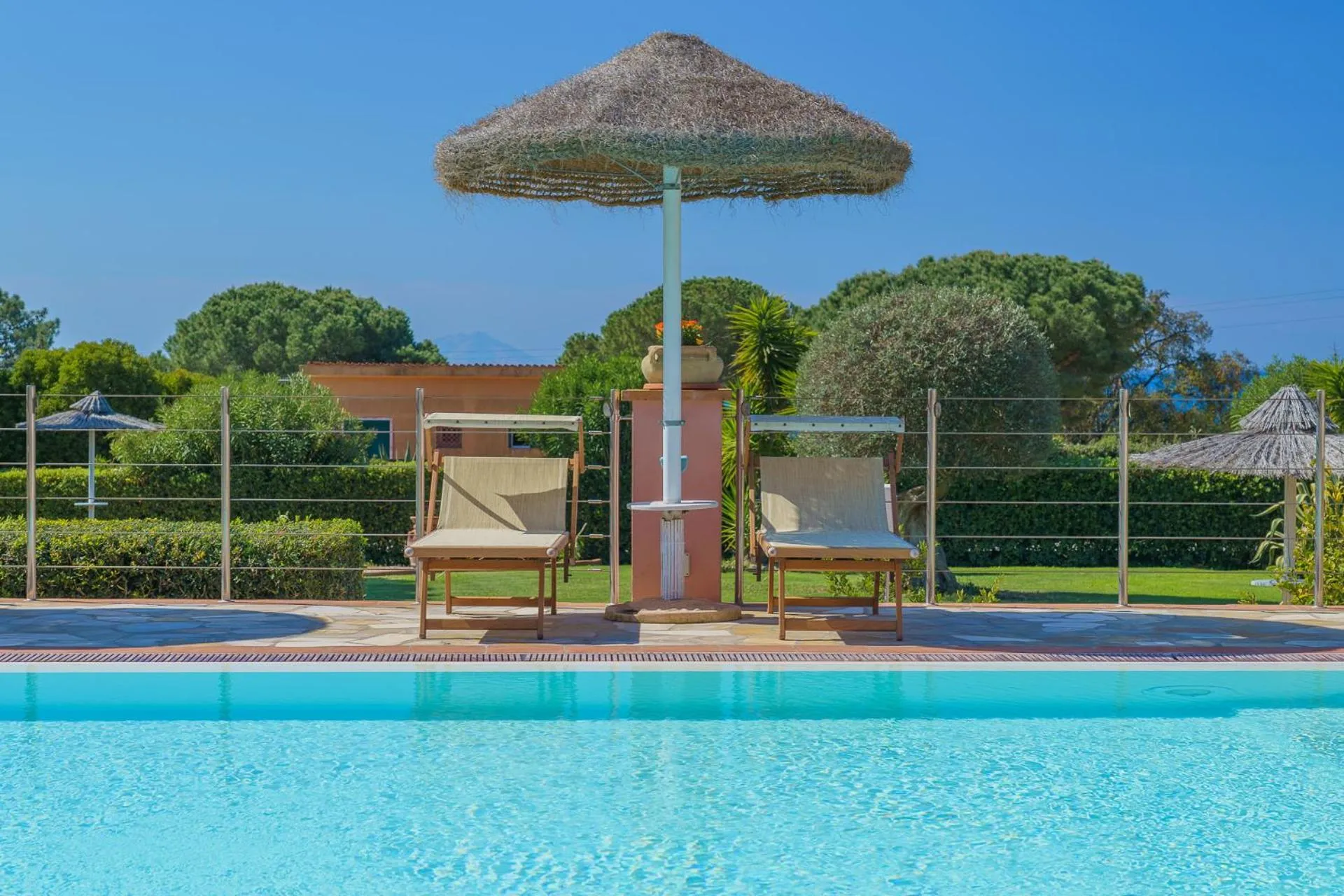 Pool view in Residence Villa Rosi