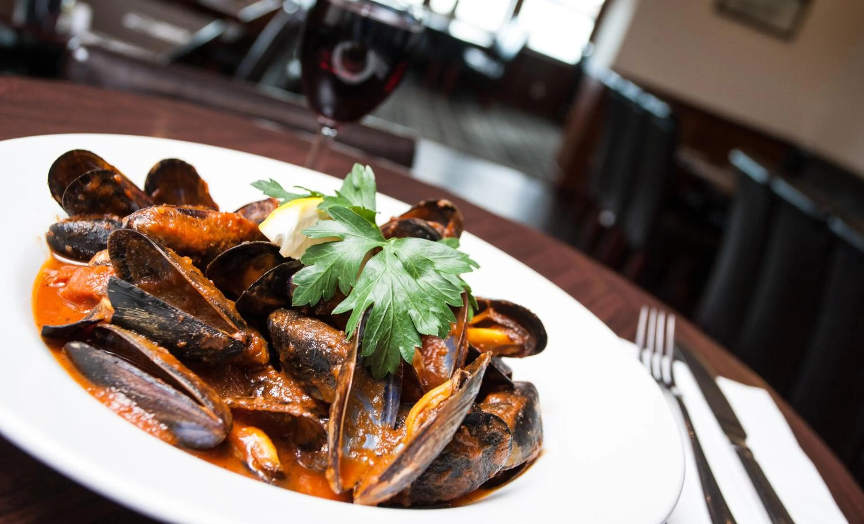 Food and drinks in Tuckers Inn