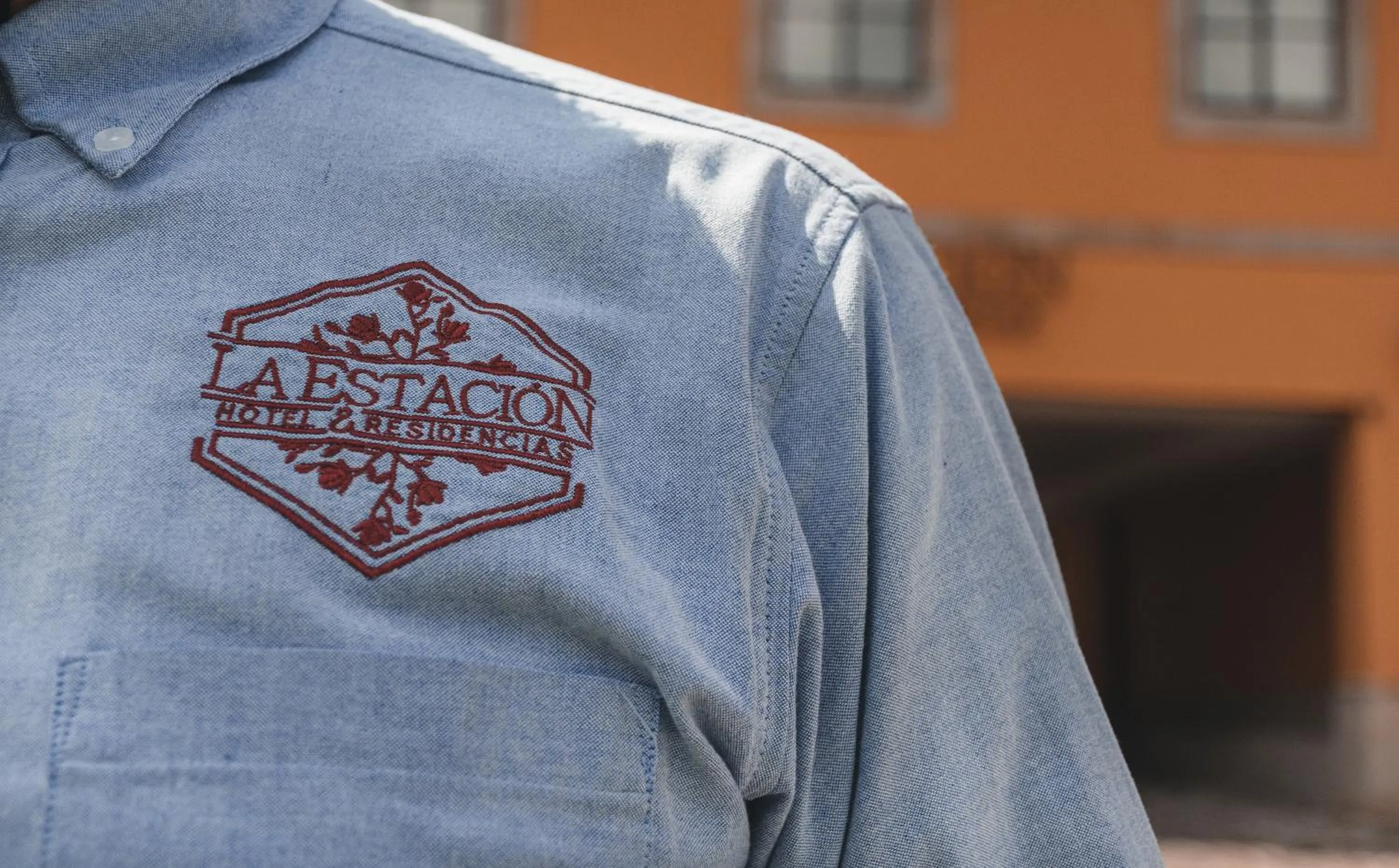 Decorative detail in Hotel La Estación