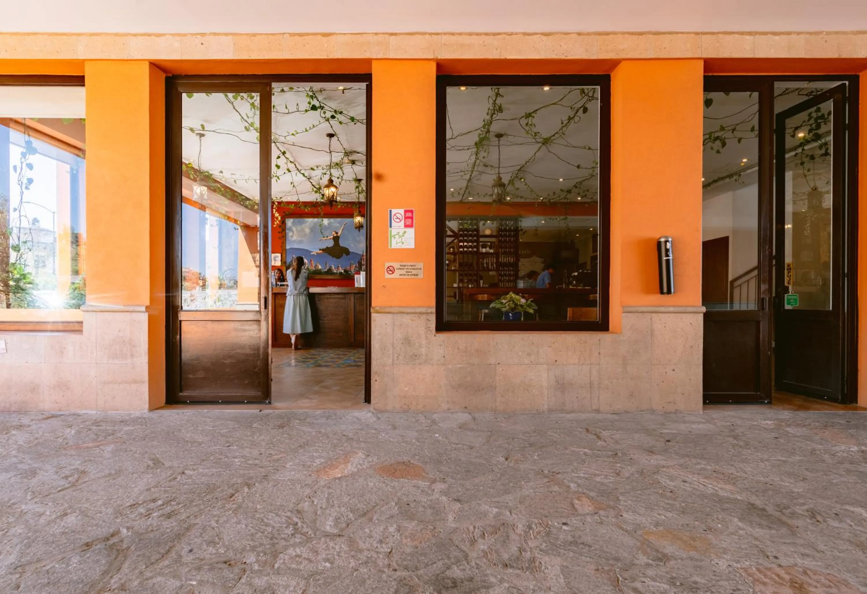 Lobby or reception in Hotel La Estación
