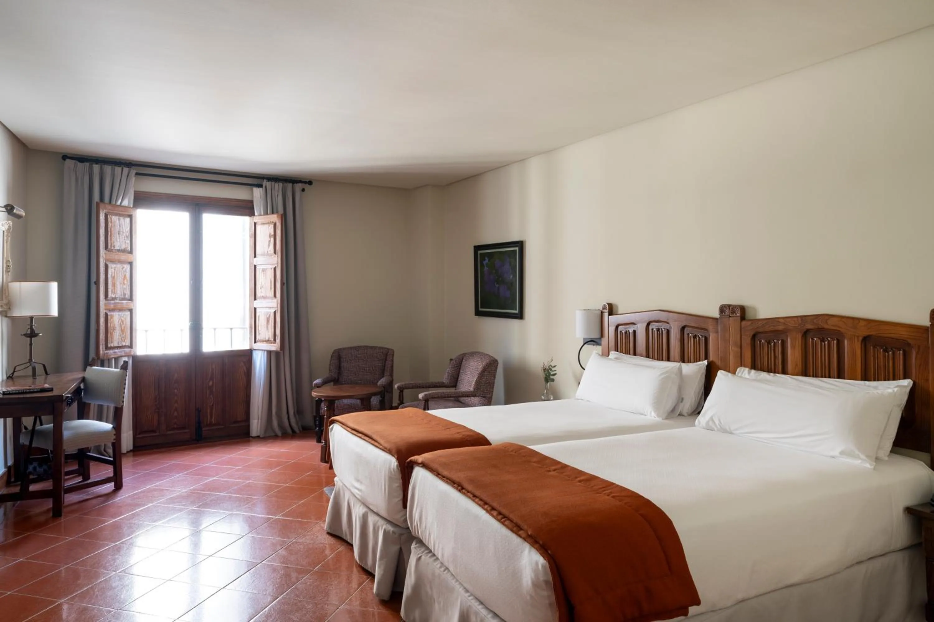 Property building, Bed in Parador de Santo Domingo de la Calzada