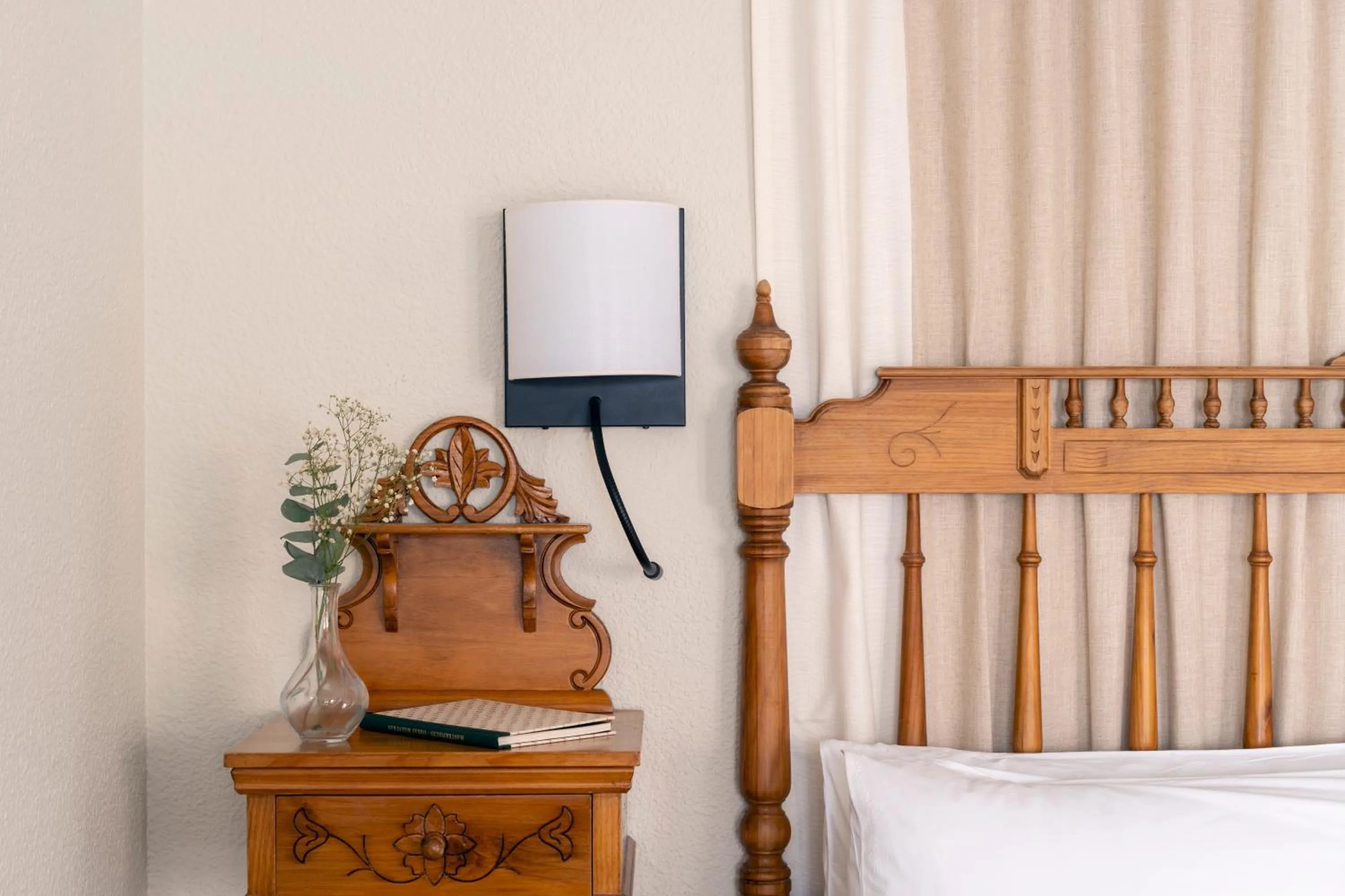 Decorative detail, Bed in Parador de Santo Domingo de la Calzada