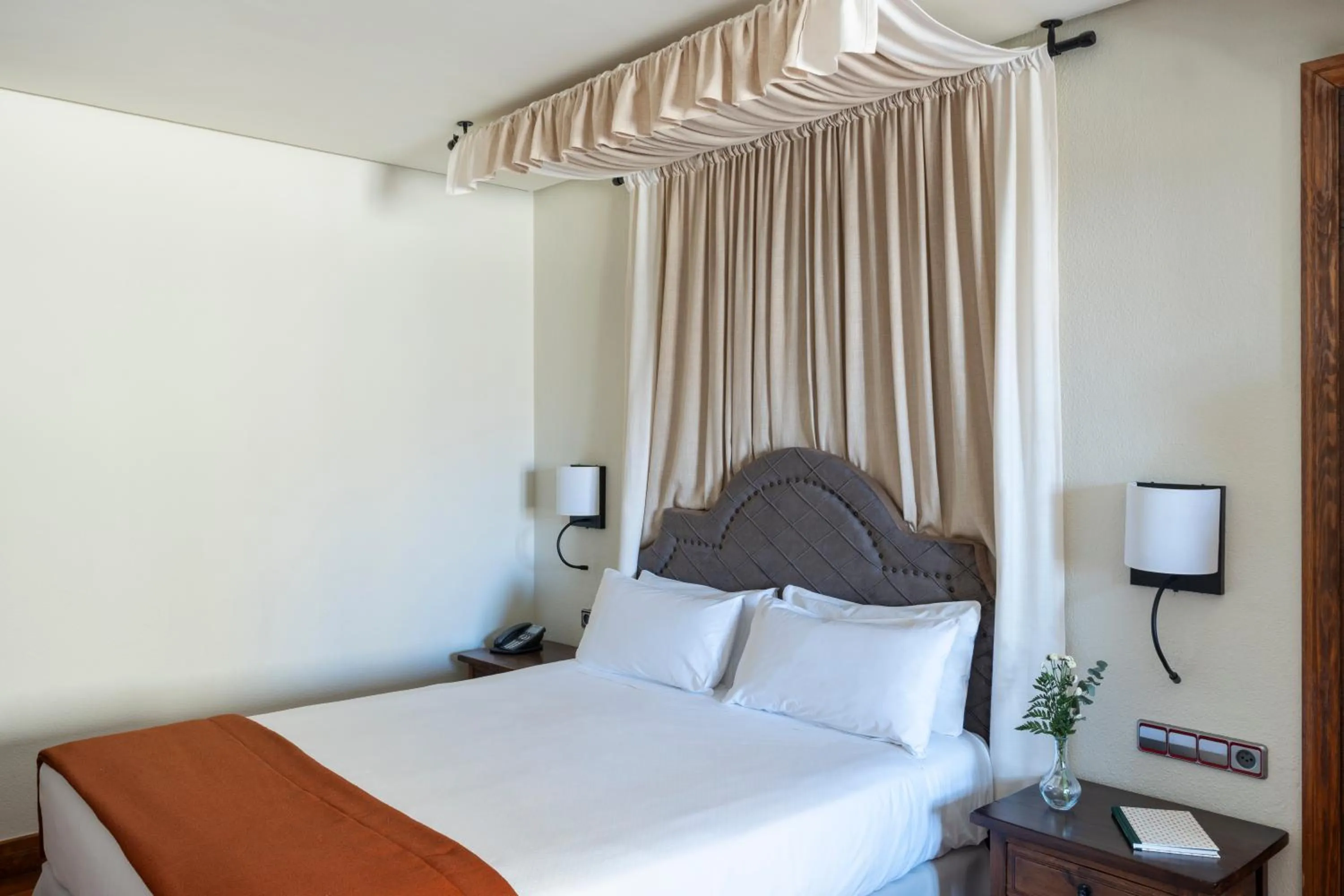 Decorative detail, Bed in Parador de Santo Domingo de la Calzada