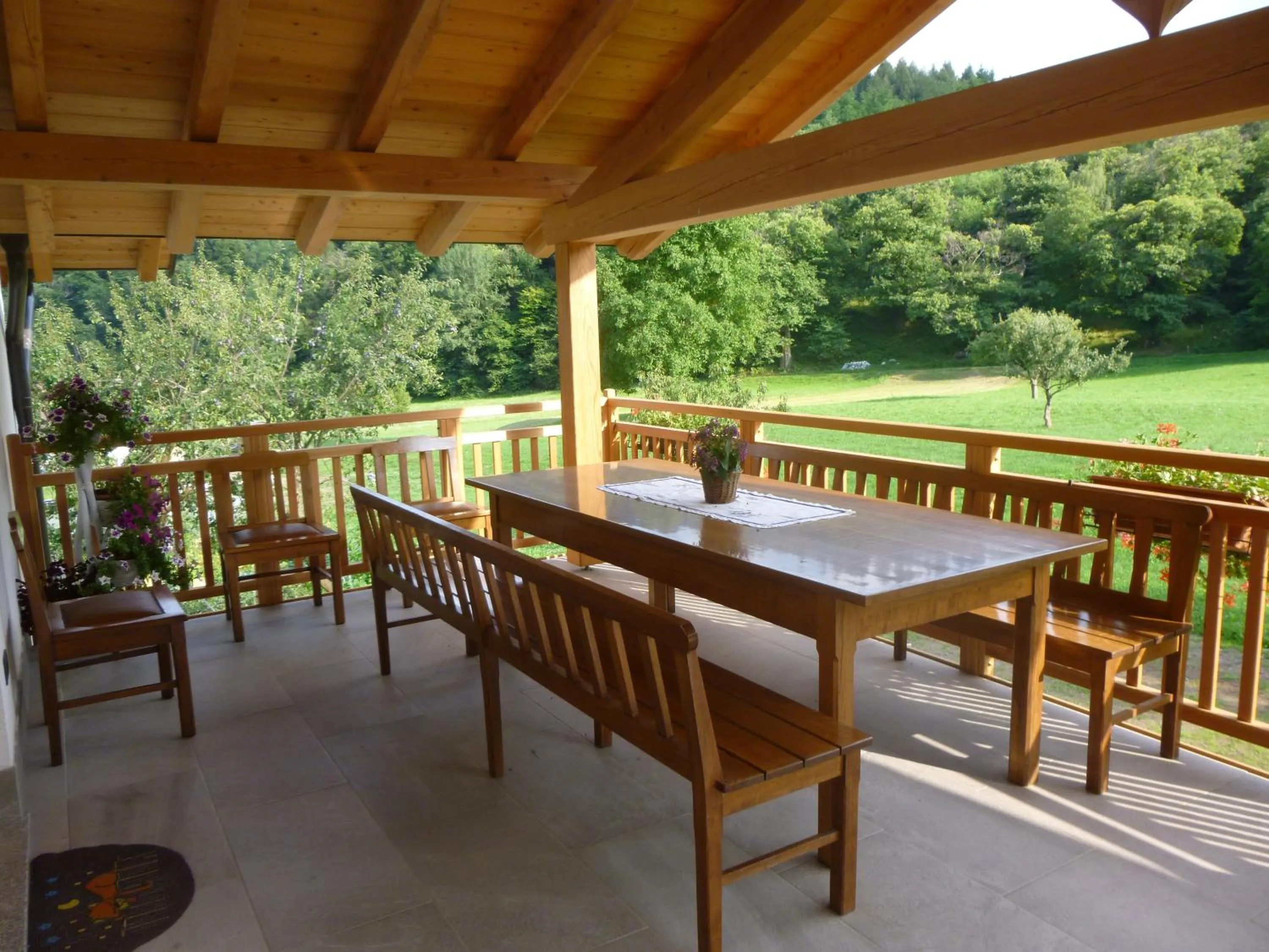 Balcony/Terrace in Agriturismo Fattoria Dalcastagnè