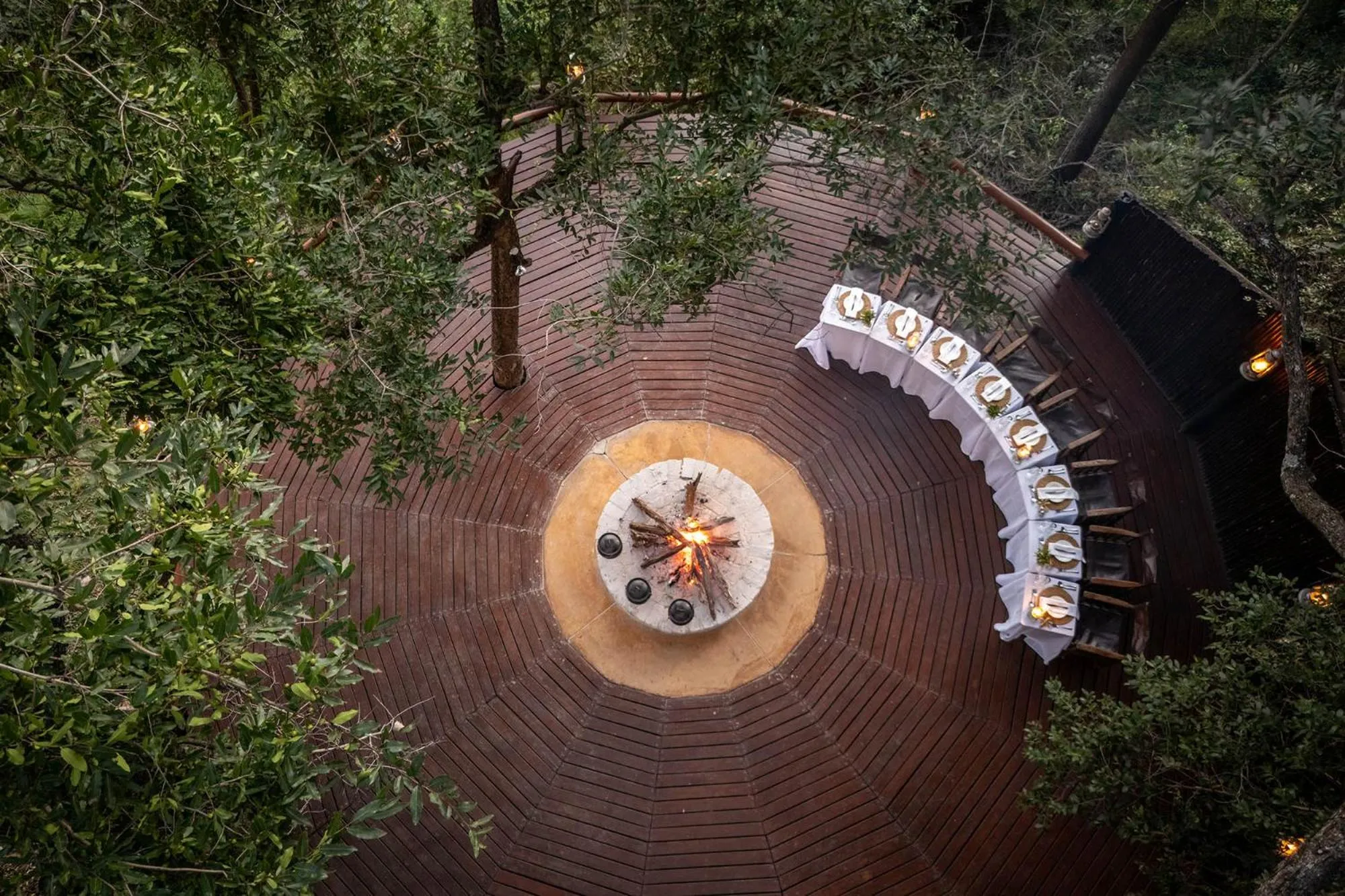 Dining area in Karongwe - Kuname Safari Lodge