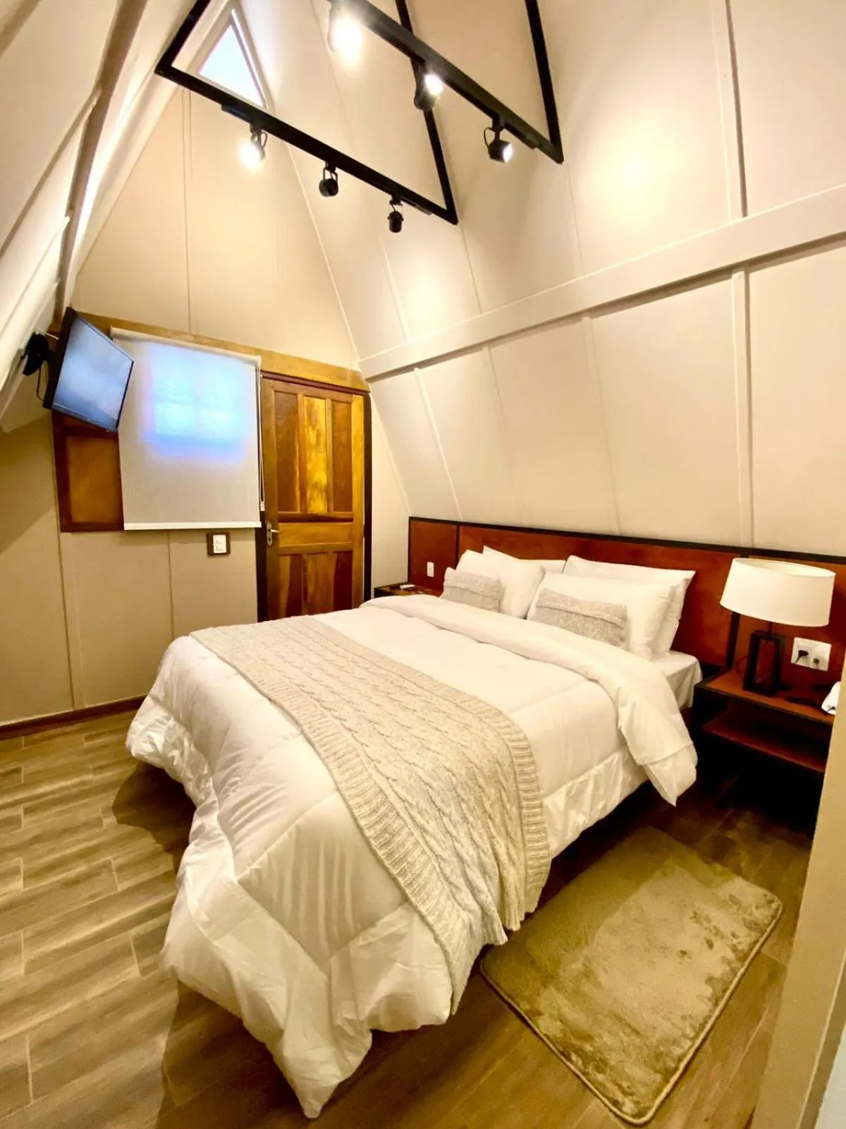 Bed in Hotel Fazenda Vilarejo All Inclusive