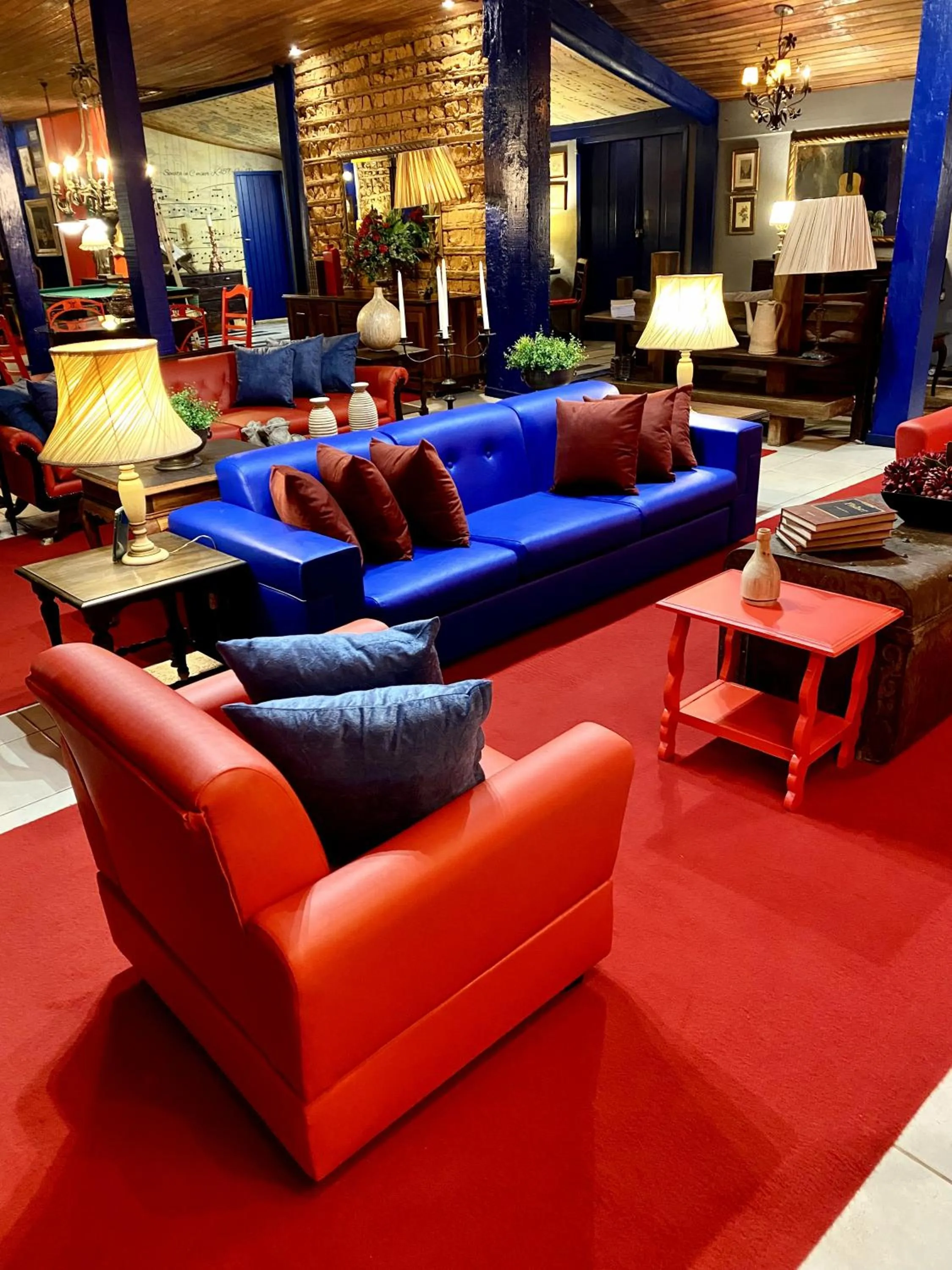 Seating area in Hotel Fazenda Vilarejo All Inclusive