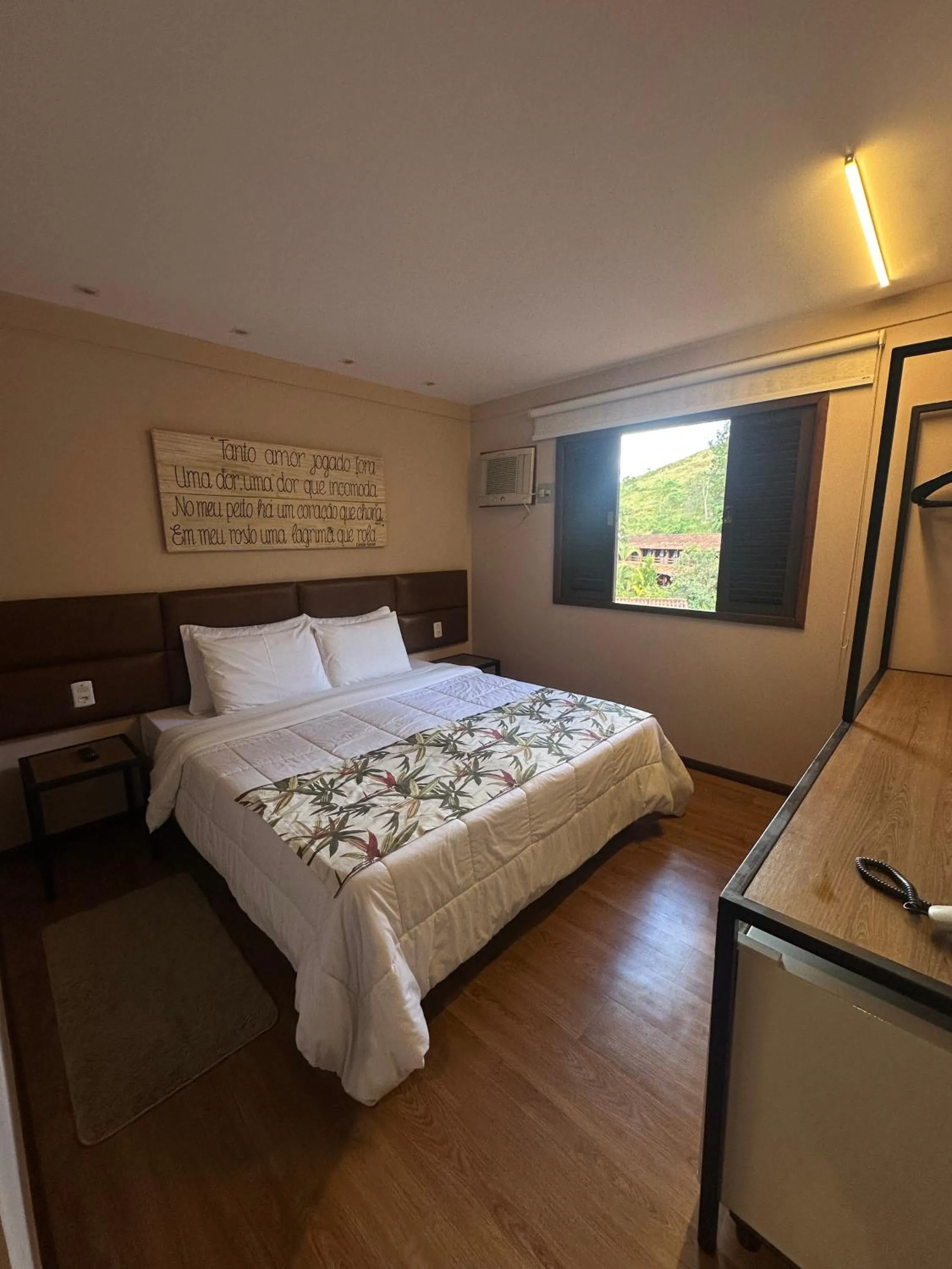 Bed in Hotel Fazenda Vilarejo All Inclusive