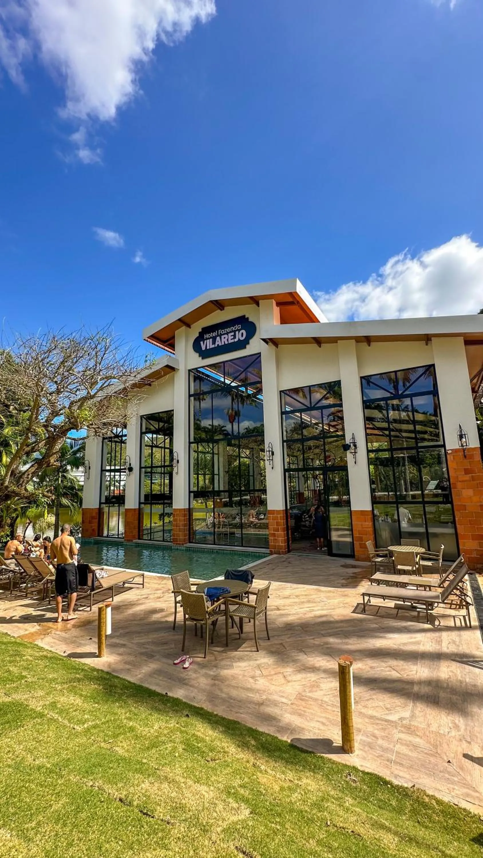 Swimming pool in Hotel Fazenda Vilarejo All Inclusive