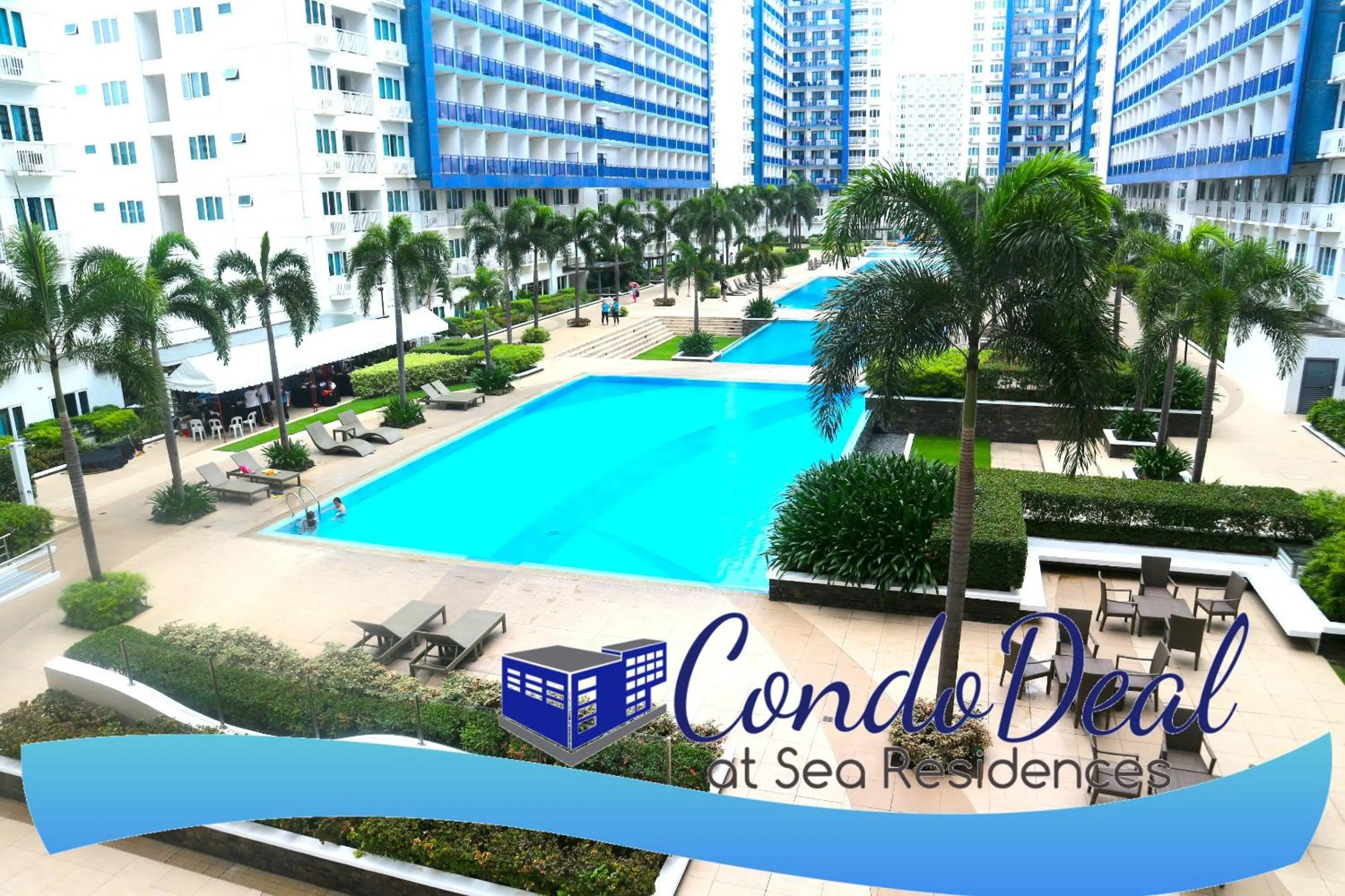 Swimming pool in CondoDeal at Sea Residences