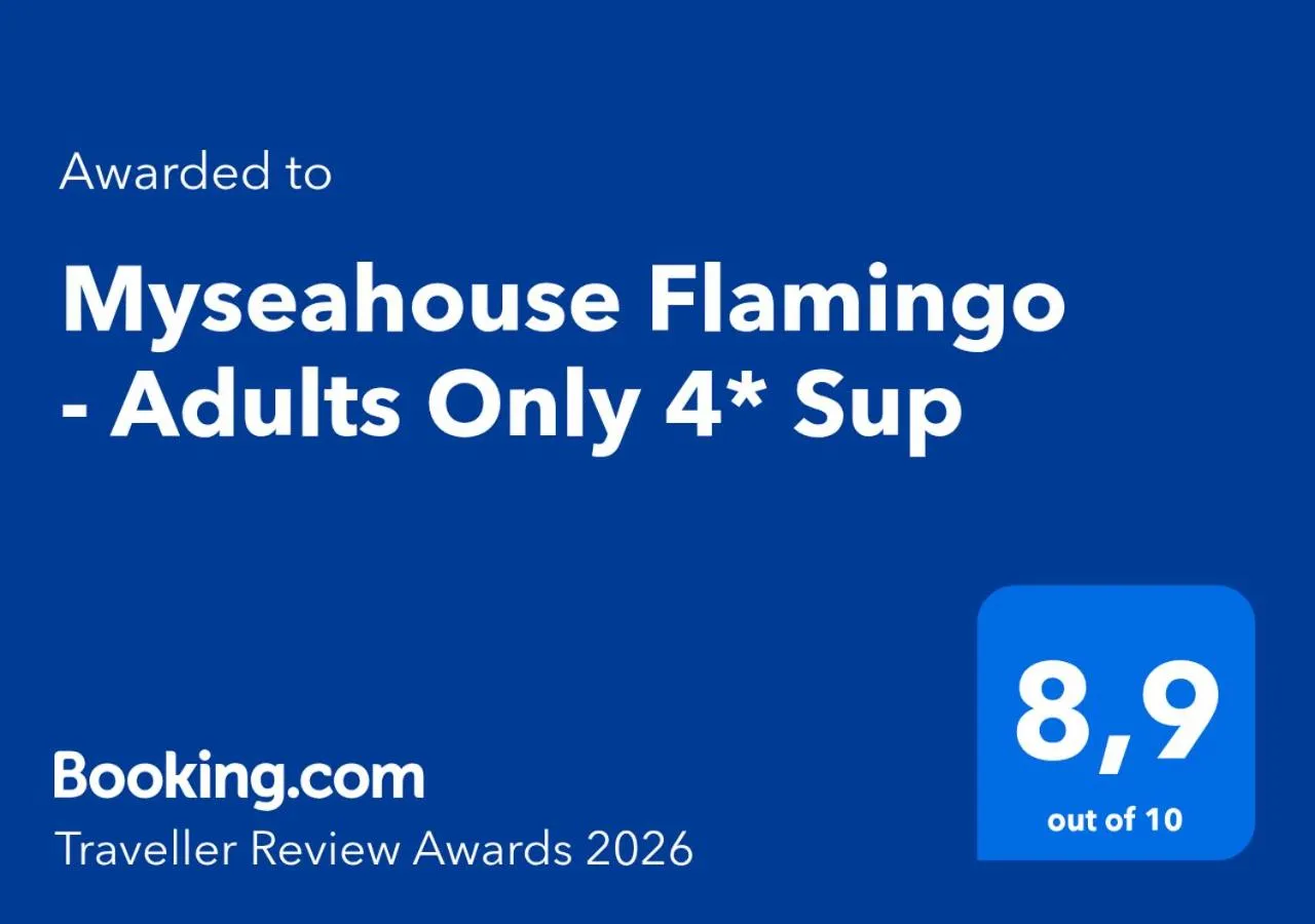 Certificate/Award in Myseahouse Flamingo - Adults Only 4* Sup