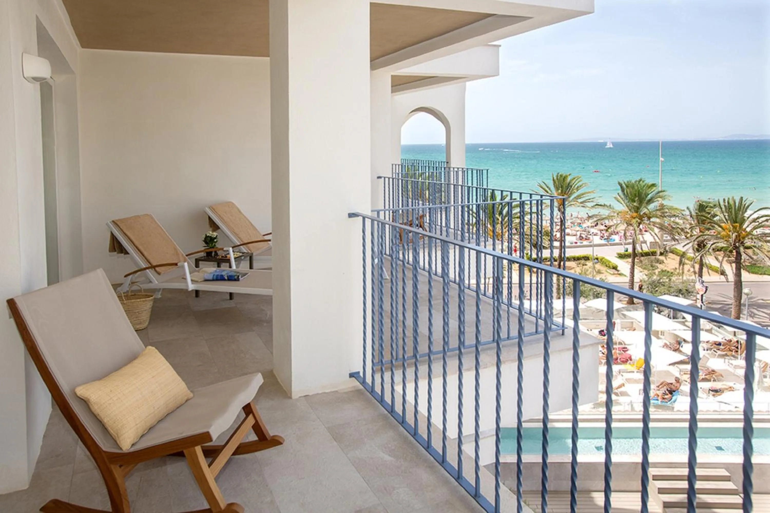 Balcony/Terrace in Myseahouse Flamingo - Adults Only 4* Sup
