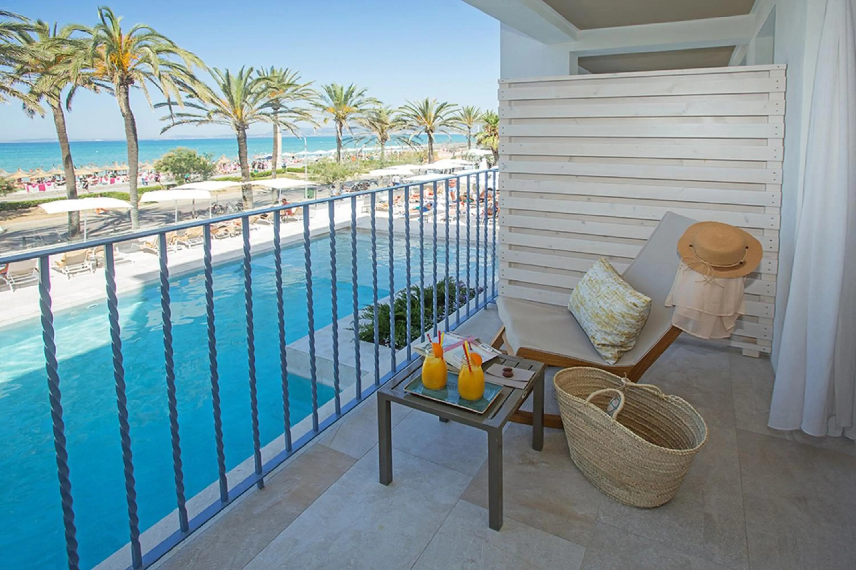 Balcony/Terrace in Myseahouse Flamingo - Adults Only 4* Sup