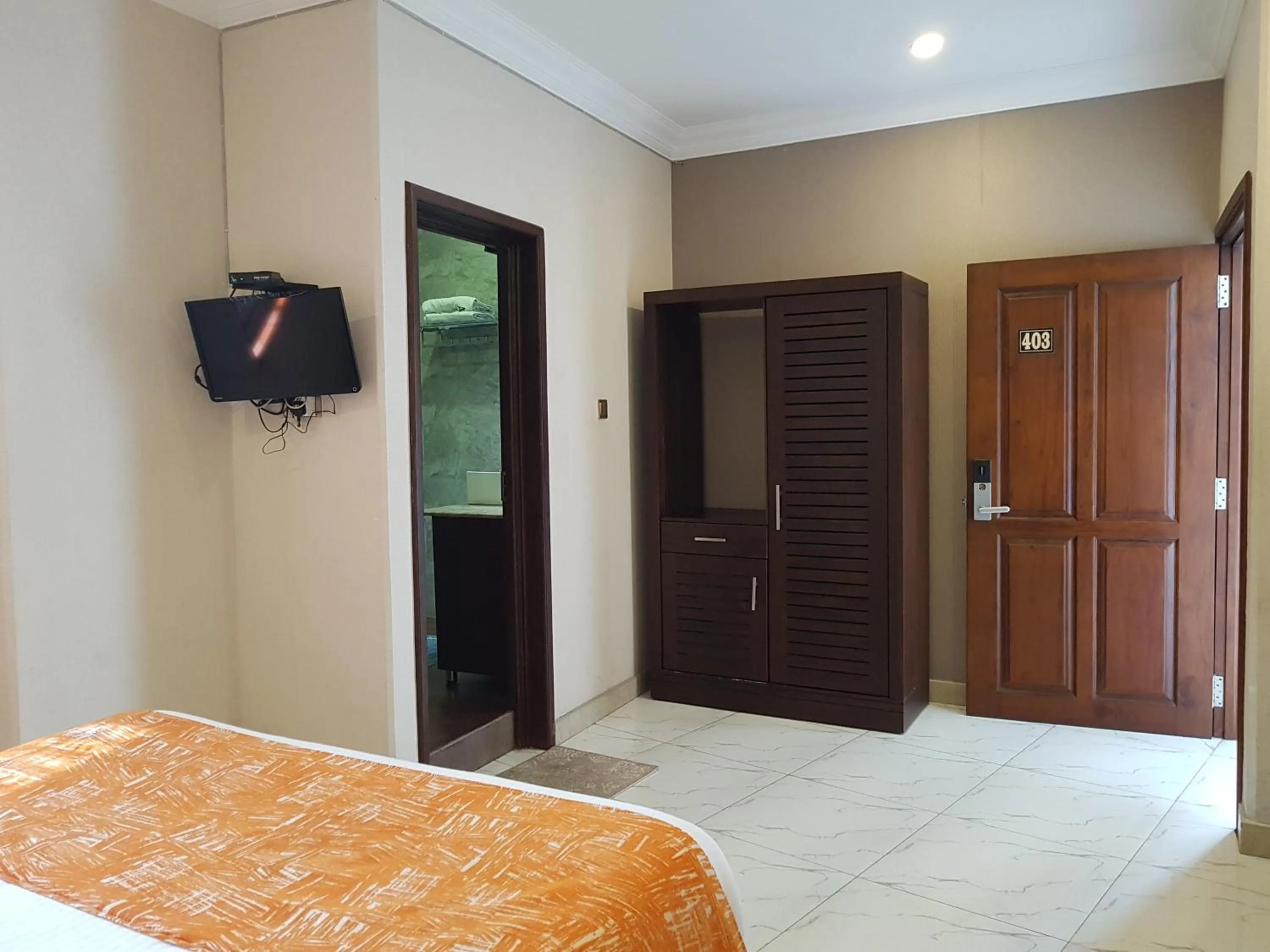 Bed in Galaxy City Hotel