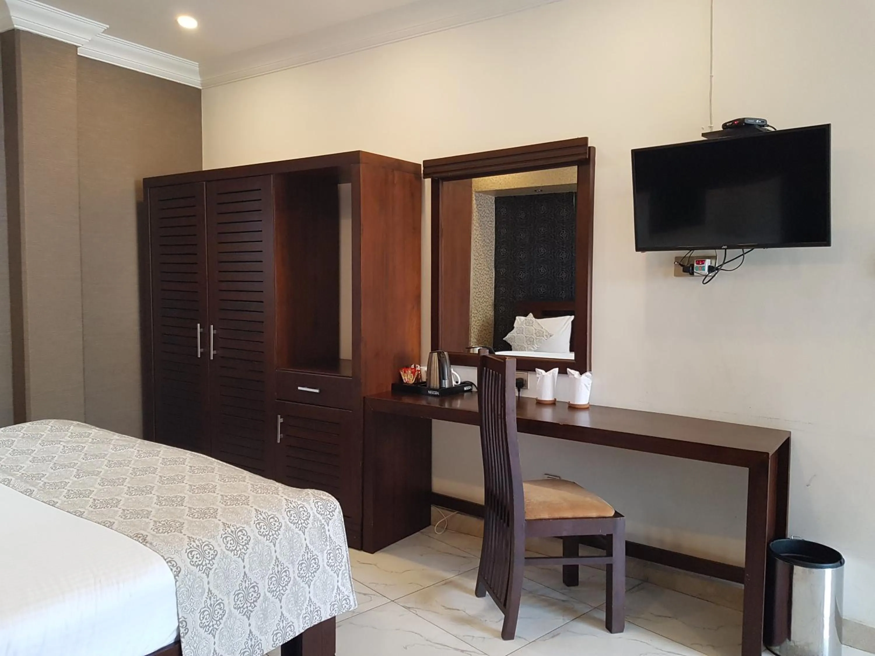 Bed in Galaxy City Hotel