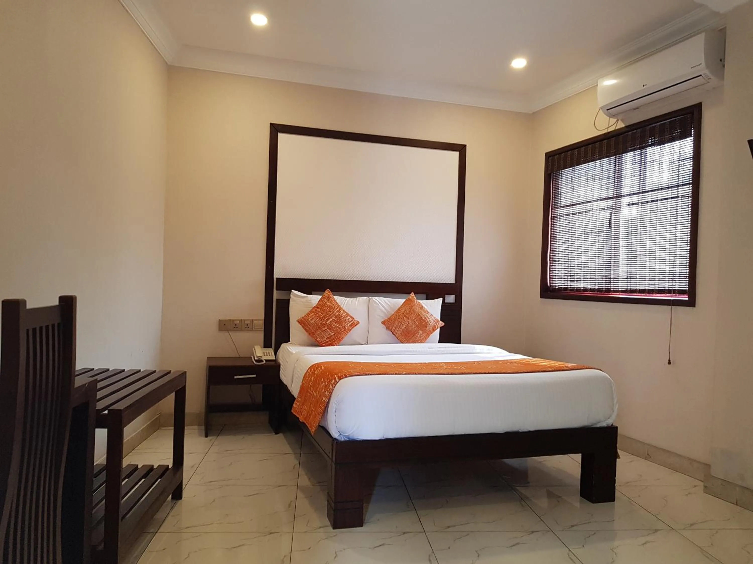 Bed in Galaxy City Hotel