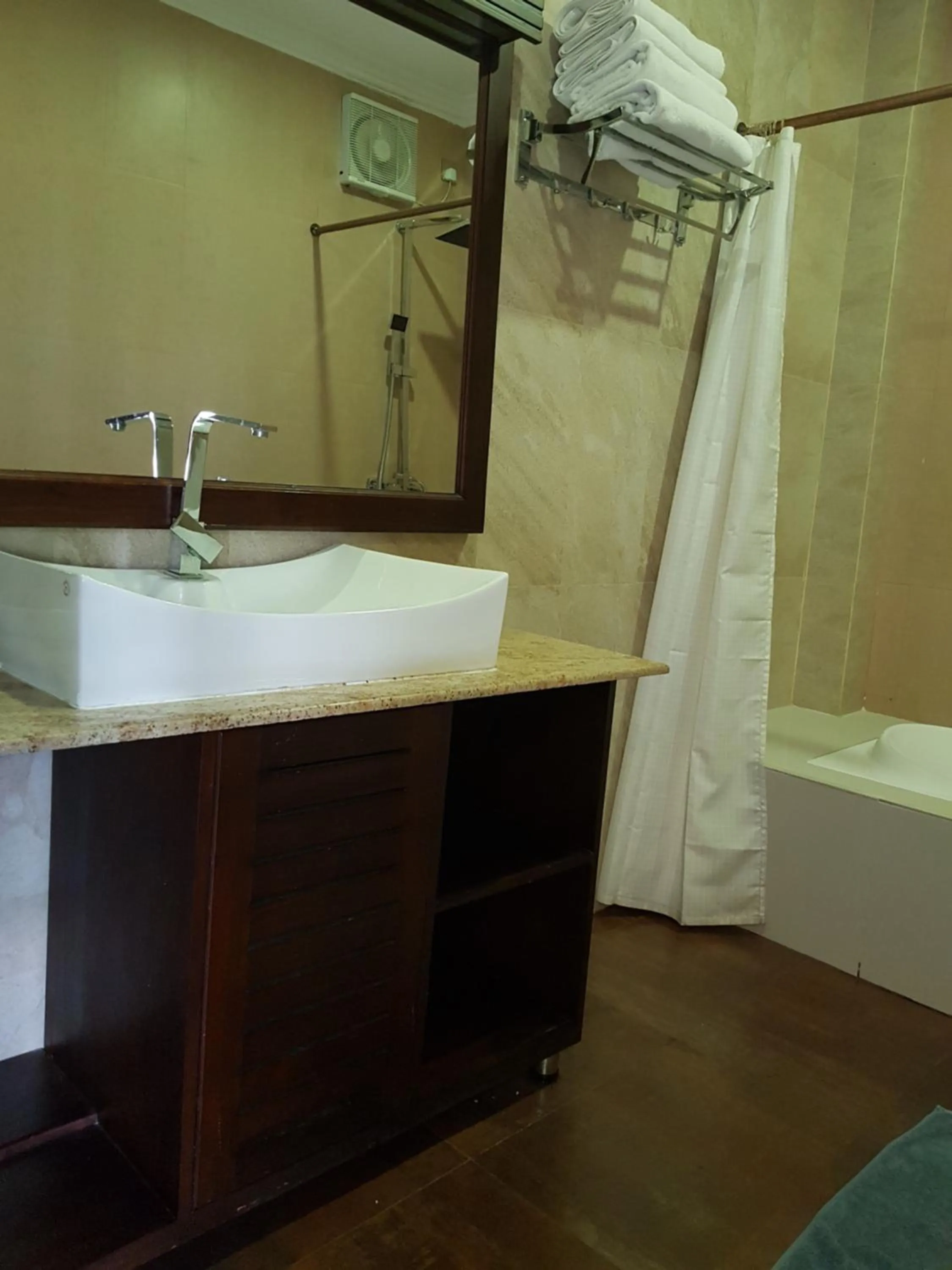 Bathroom in Galaxy City Hotel