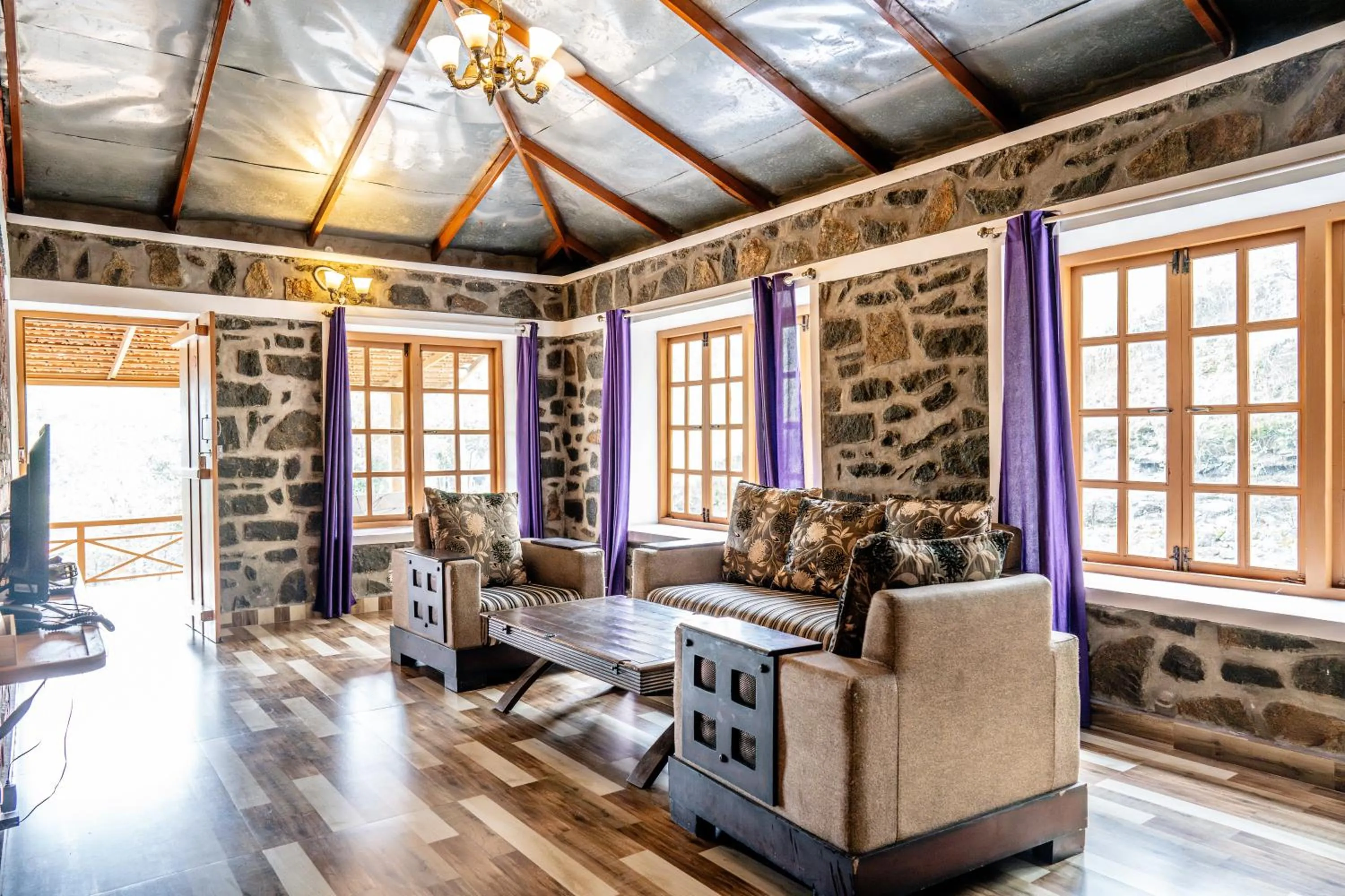 Living room in Zacs Valley Resort & Wellness Retreat Kodaikanal