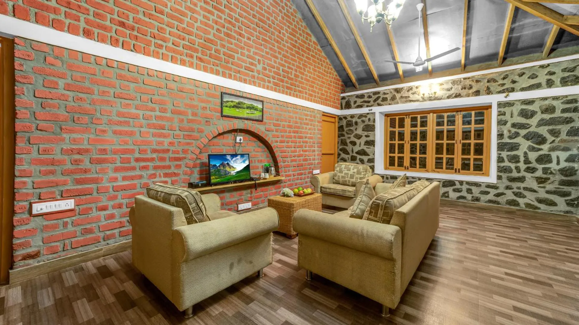 Living room in Zacs Valley Resort & Wellness Retreat Kodaikanal