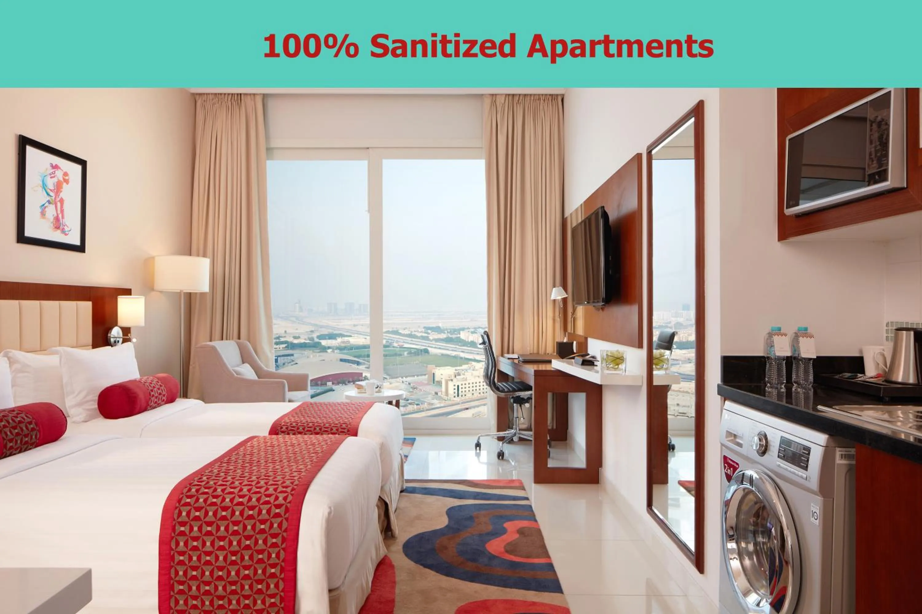 View (from property/room), Bed in Treppan Hotel & Suites By Fakhruddin