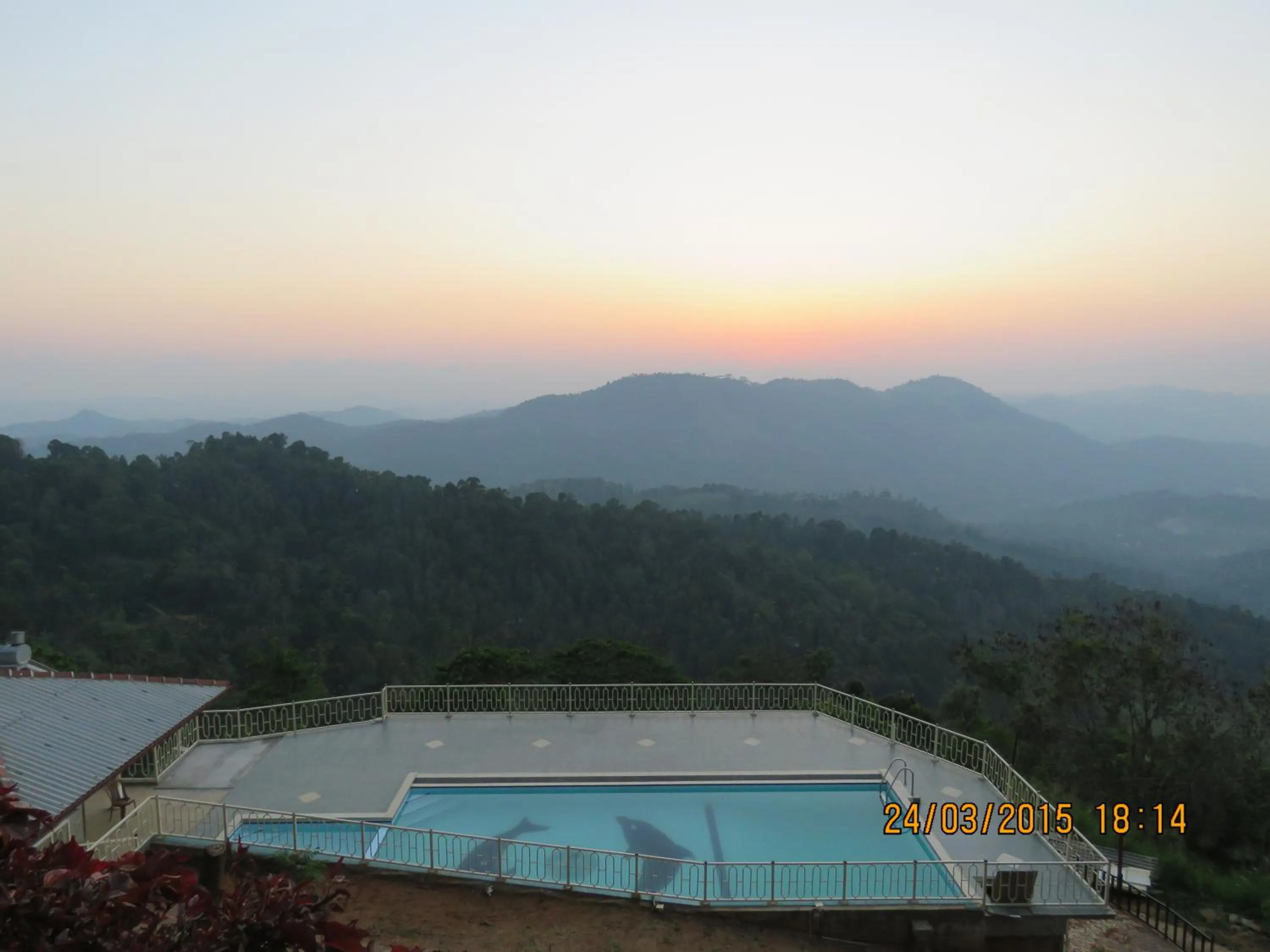 Pool view in Green View Holiday Resort