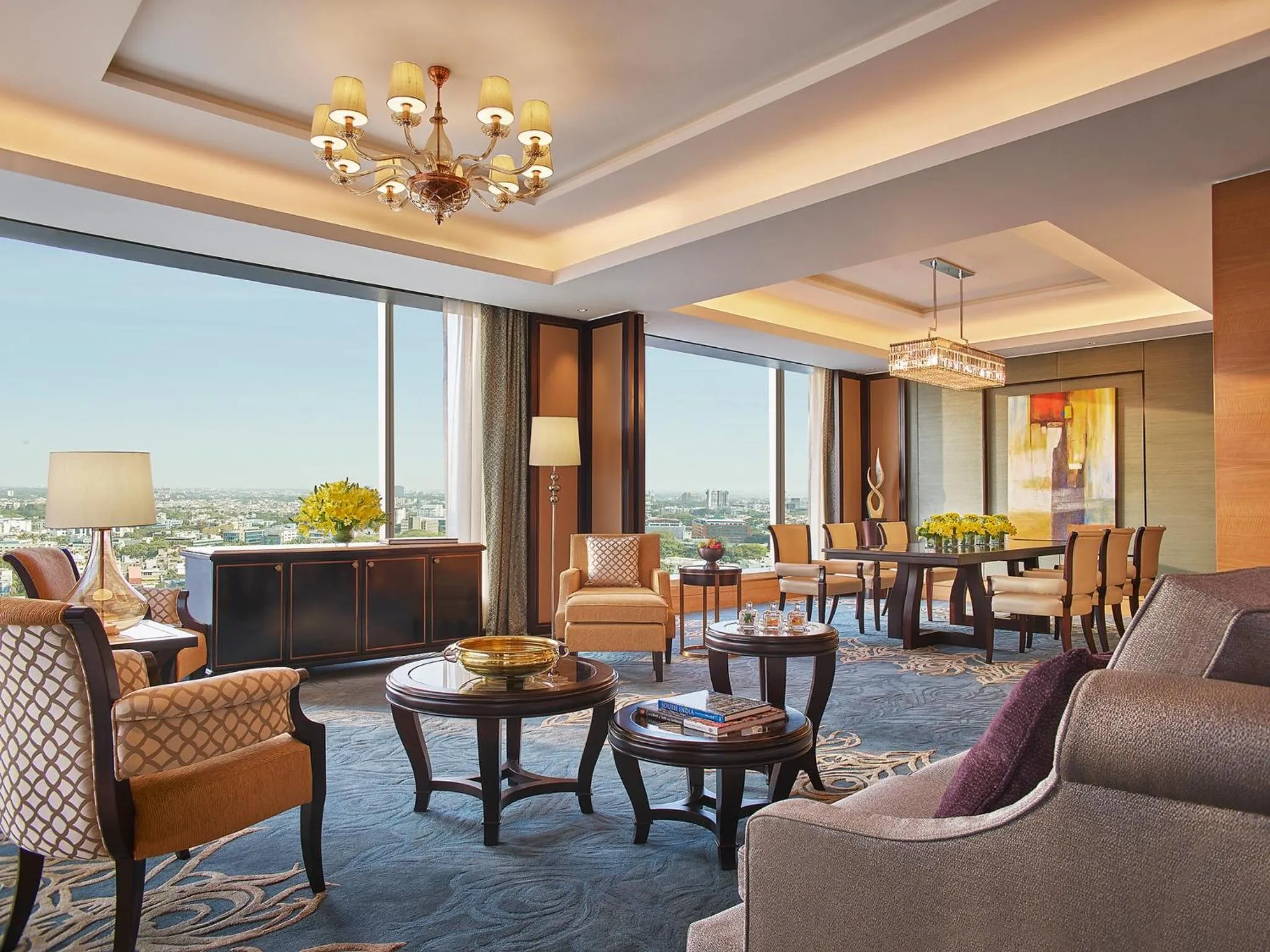 Living room in Shangri-La Bengaluru