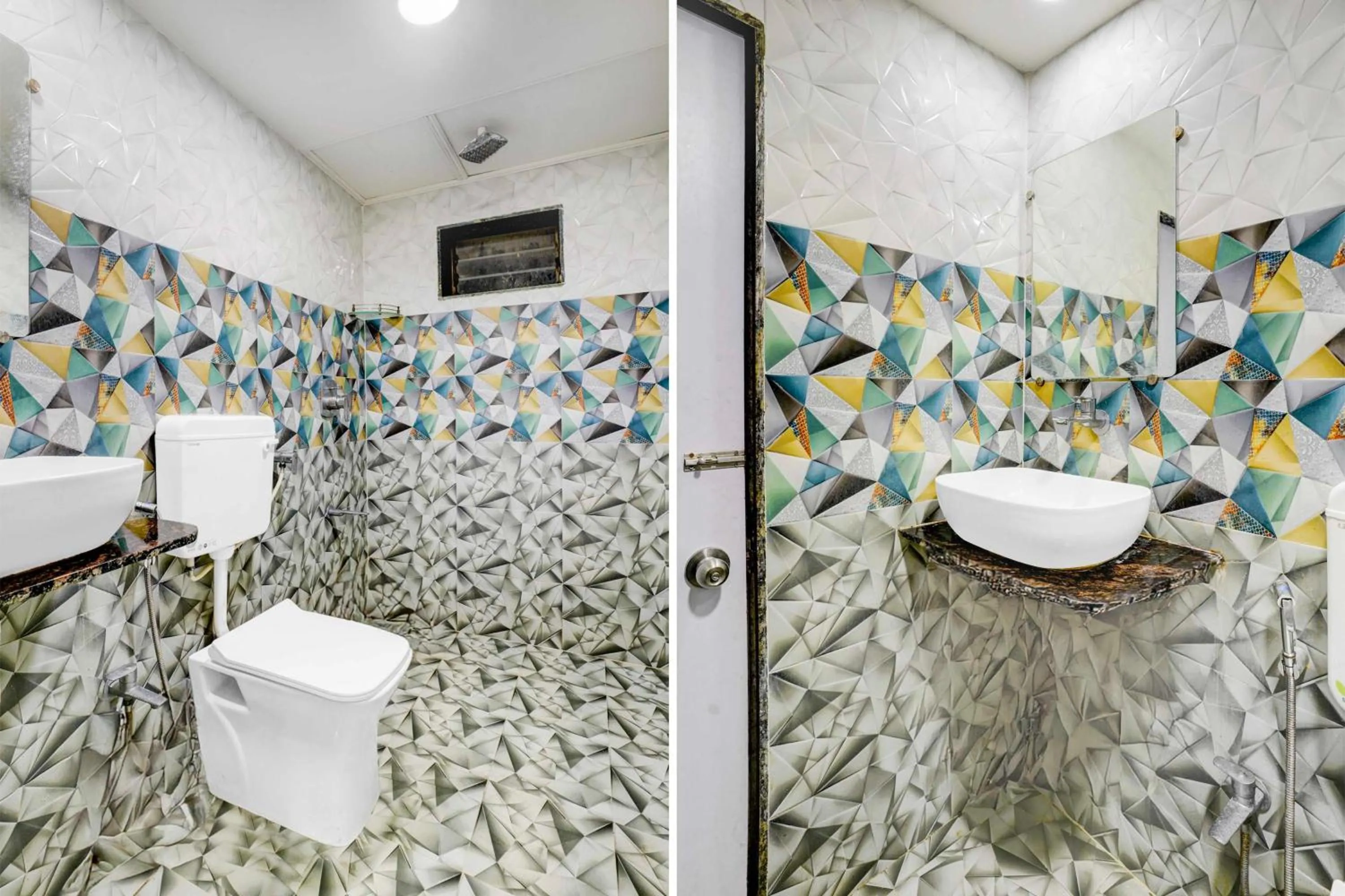 Bathroom in Hotel O Ulhasnagar Railway Station