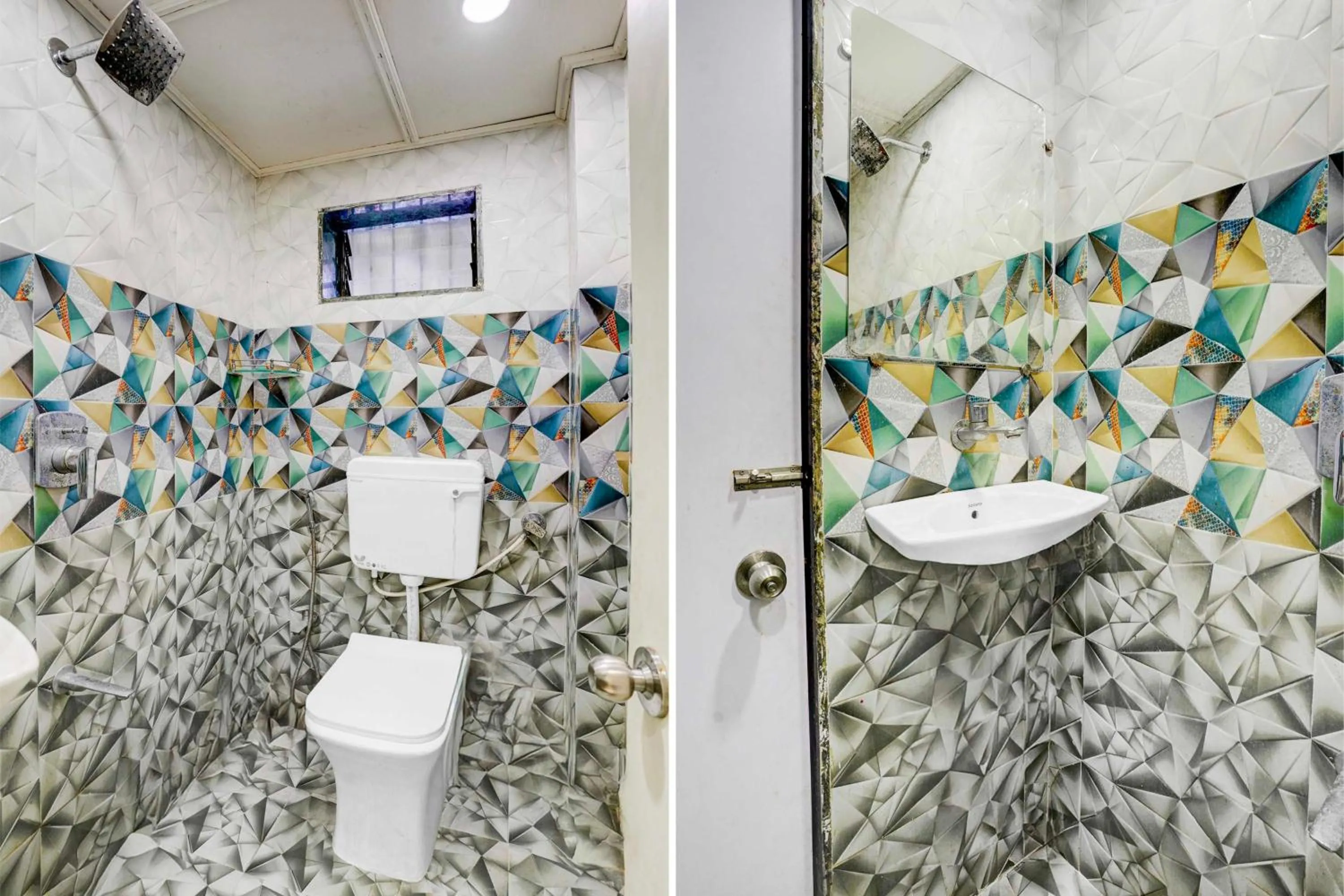 Bathroom in Hotel O Ulhasnagar Railway Station