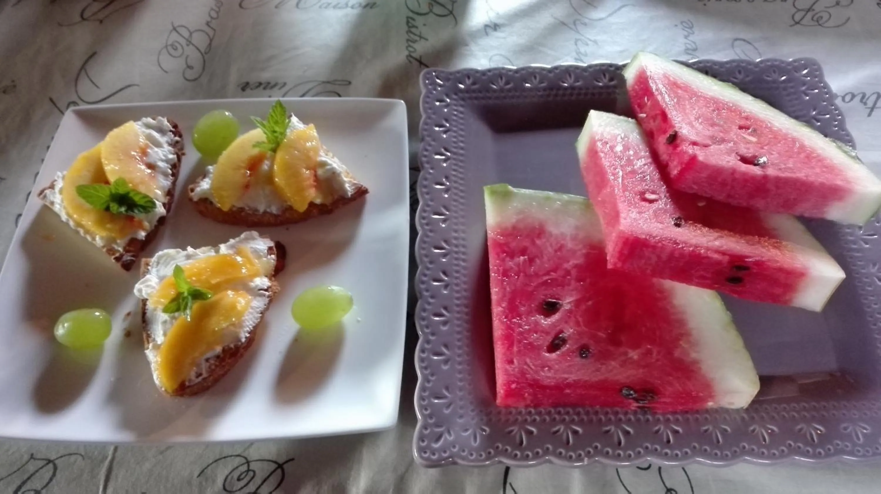 Italian breakfast in B&B Antegiano