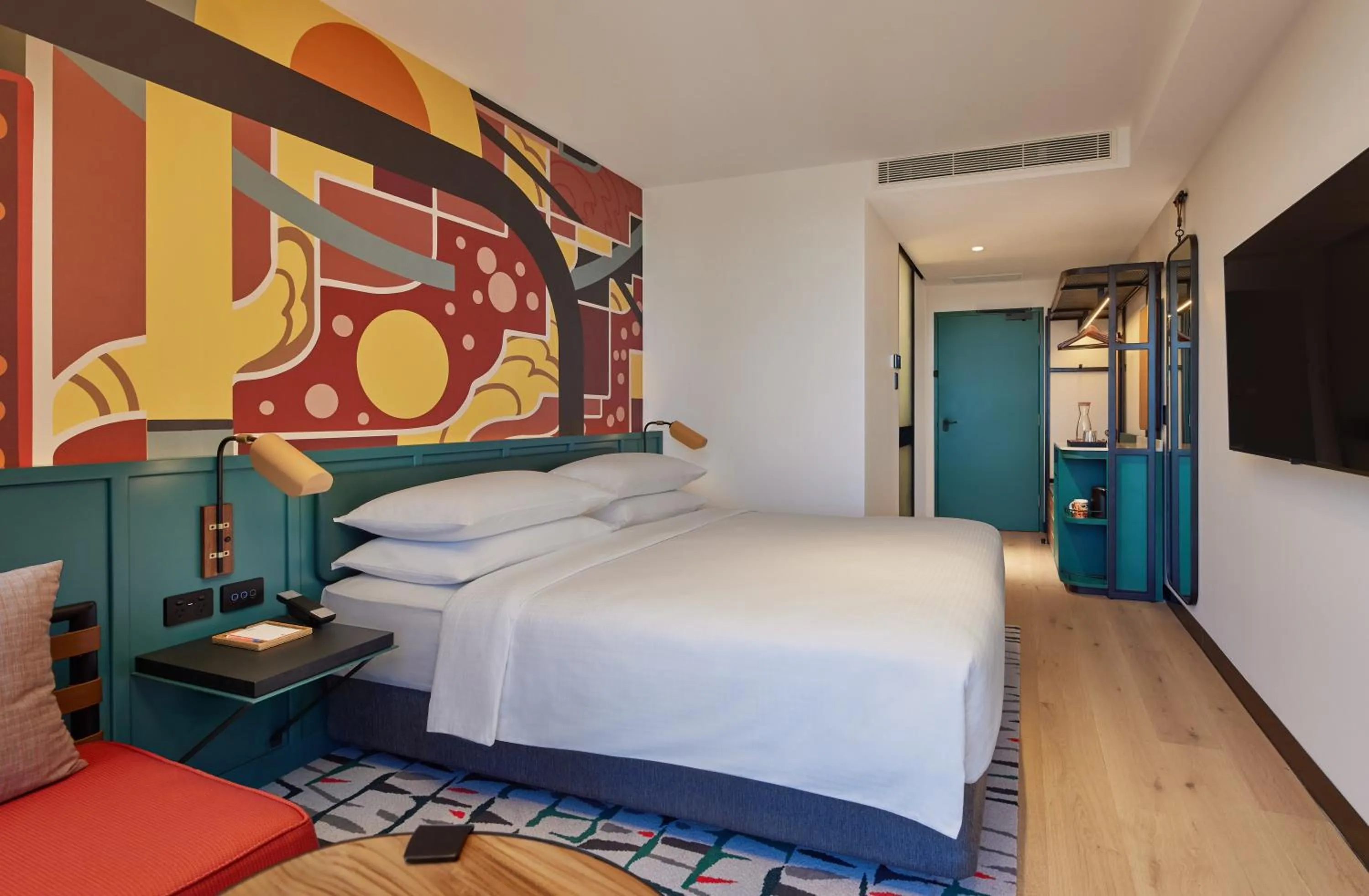 Bedroom, Bed in Caption By Hyatt Central Sydney