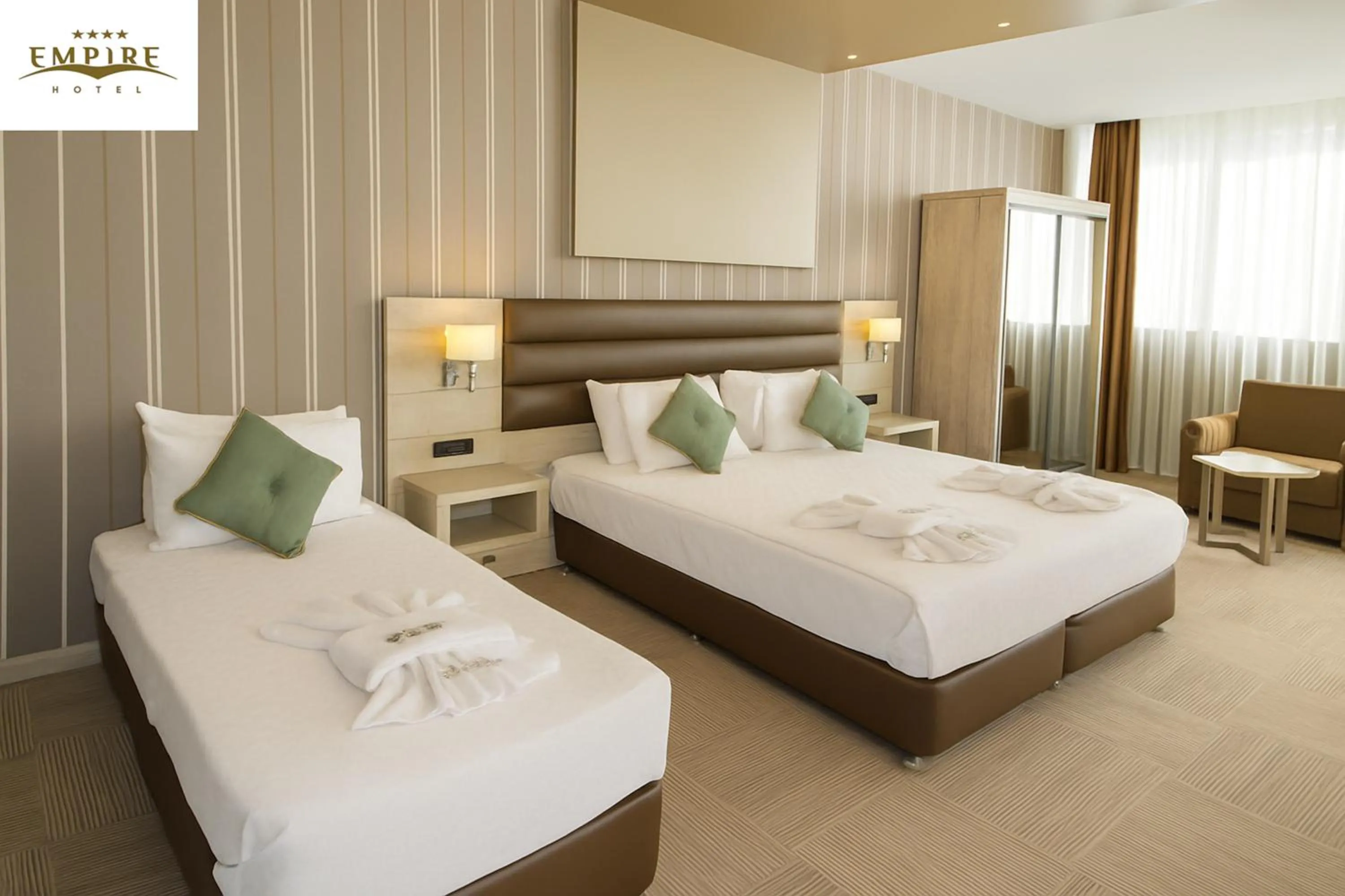 Bedroom, Bed in Empire Hotel İstanbul