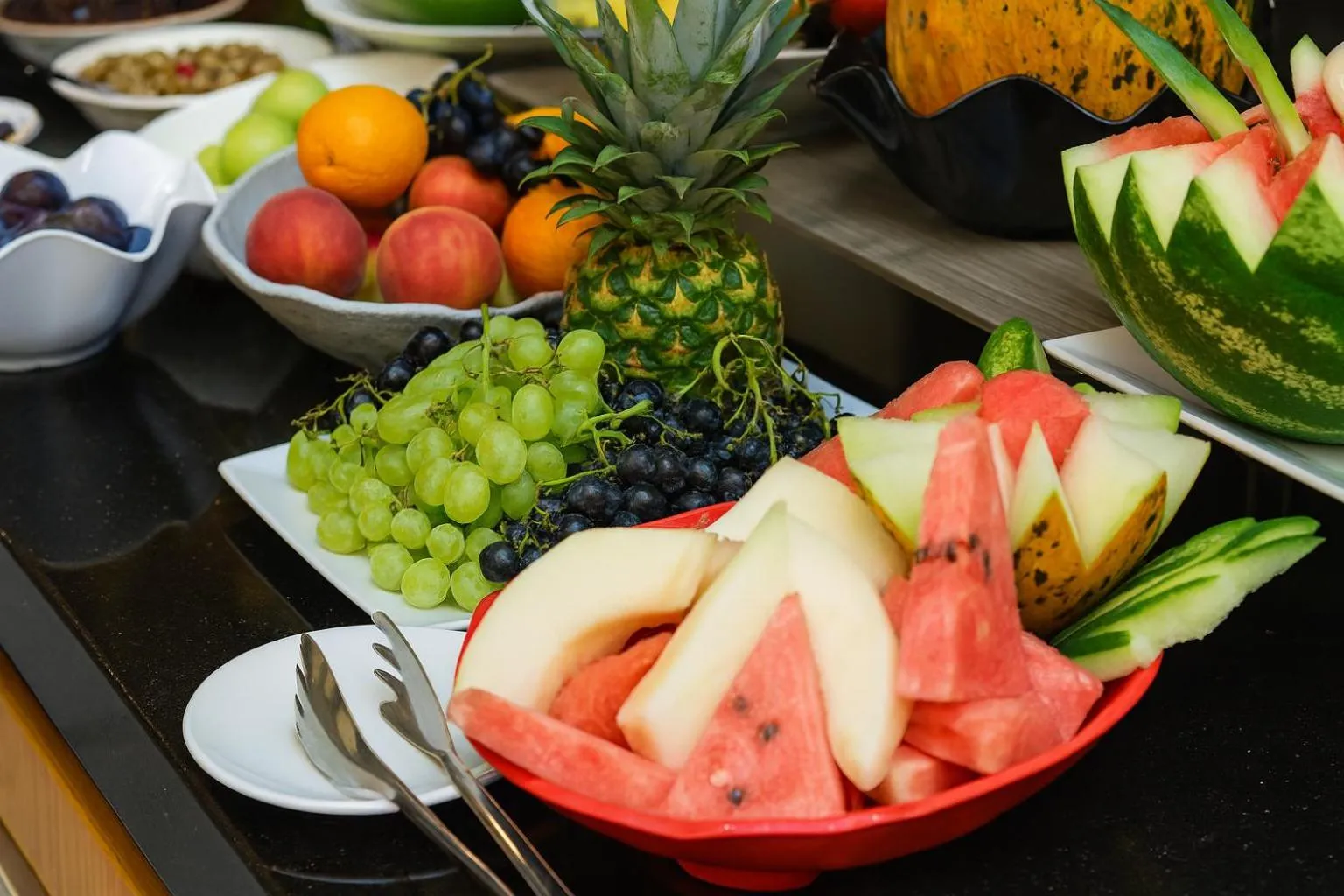 Buffet breakfast in Empire Hotel İstanbul