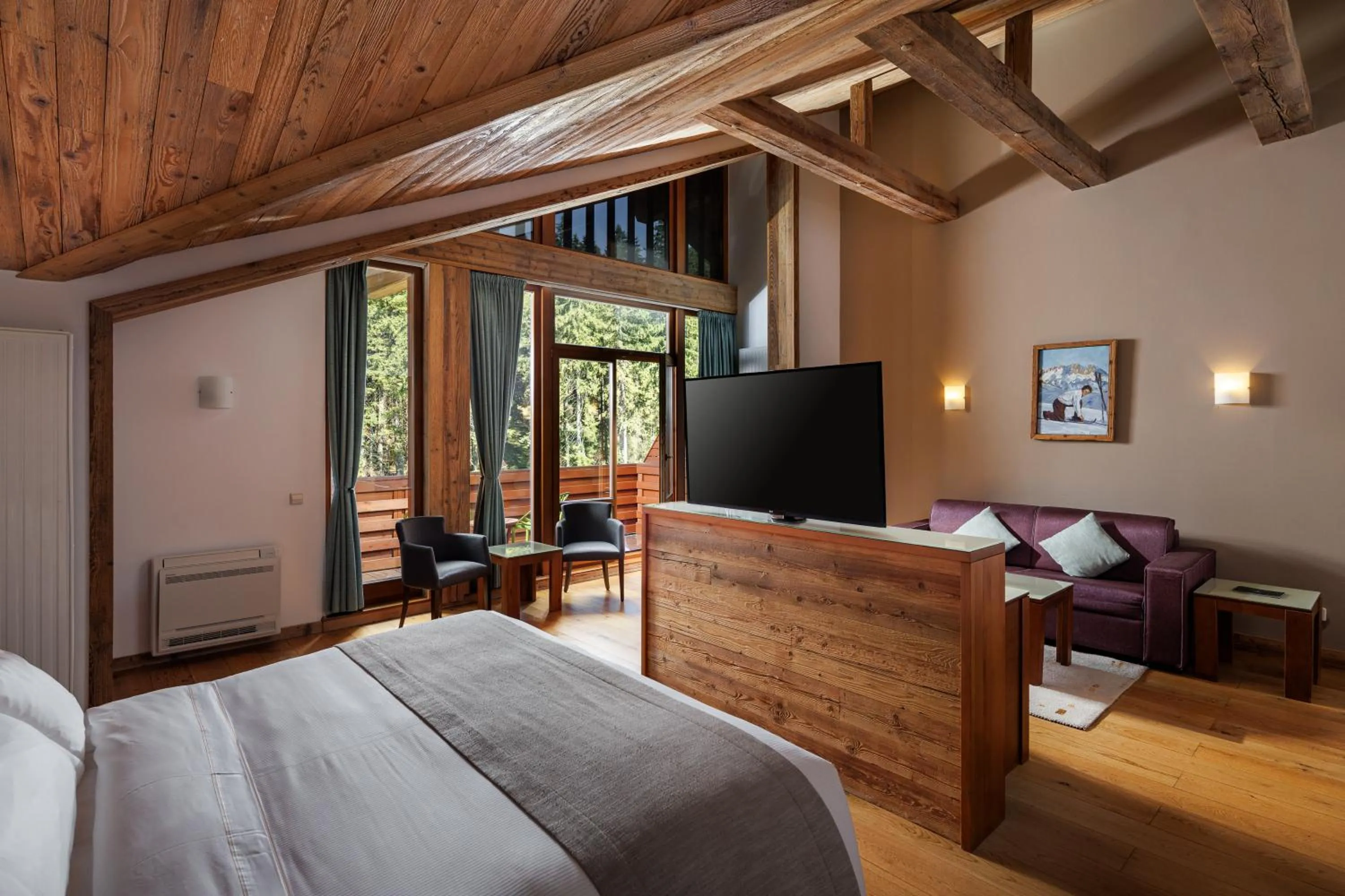 Bedroom, Bed in Teleferic Grand Hotel