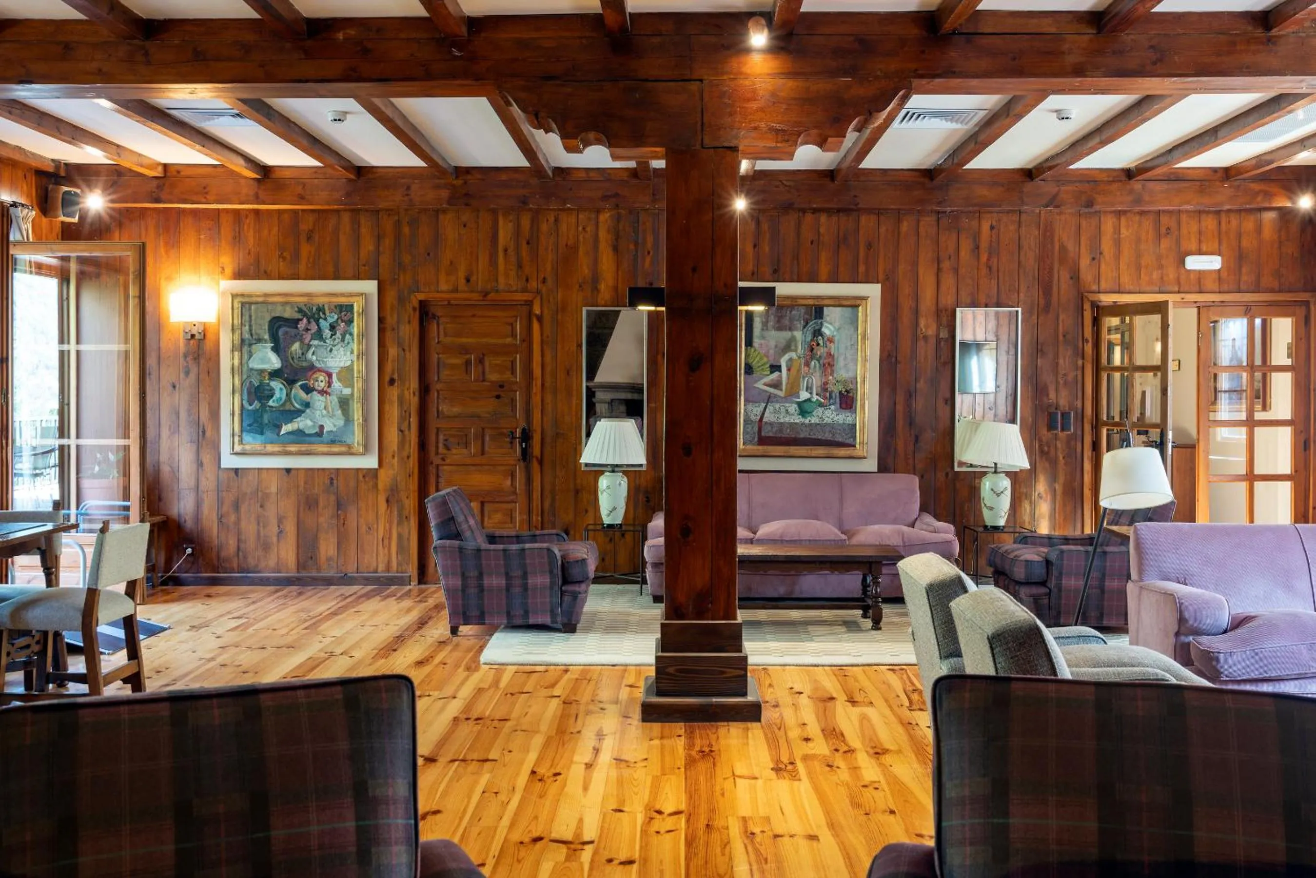 Living room in Parador de Bielsa