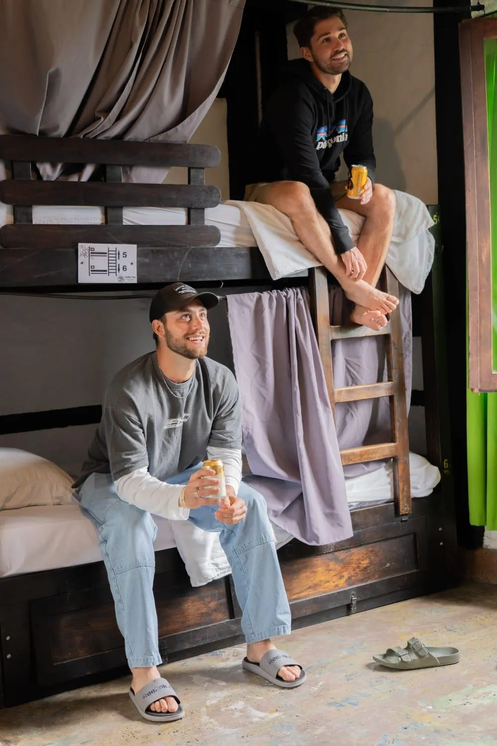 group of guests in Coffee Tree Boutique Hostel