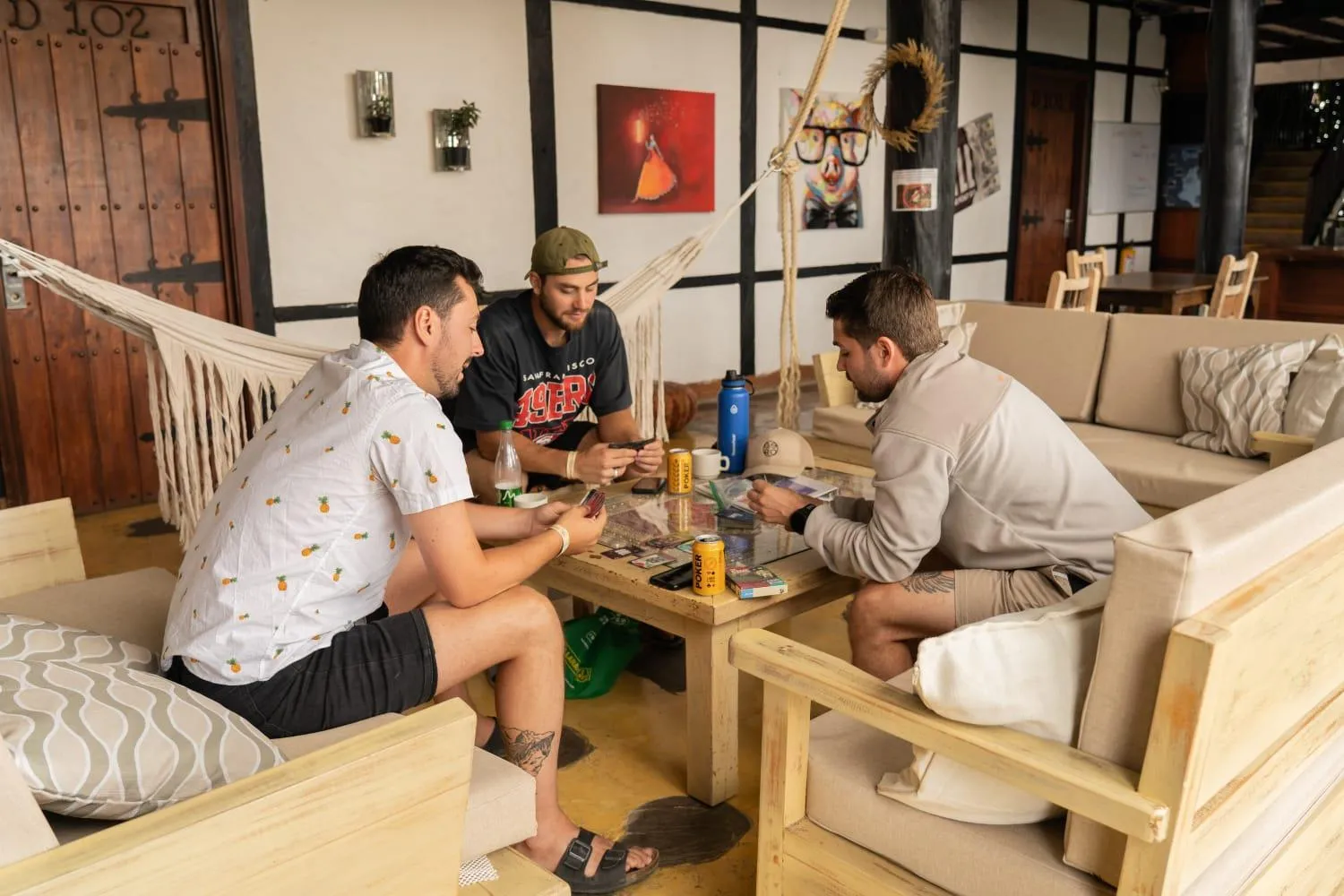Living room in Coffee Tree Boutique Hostel