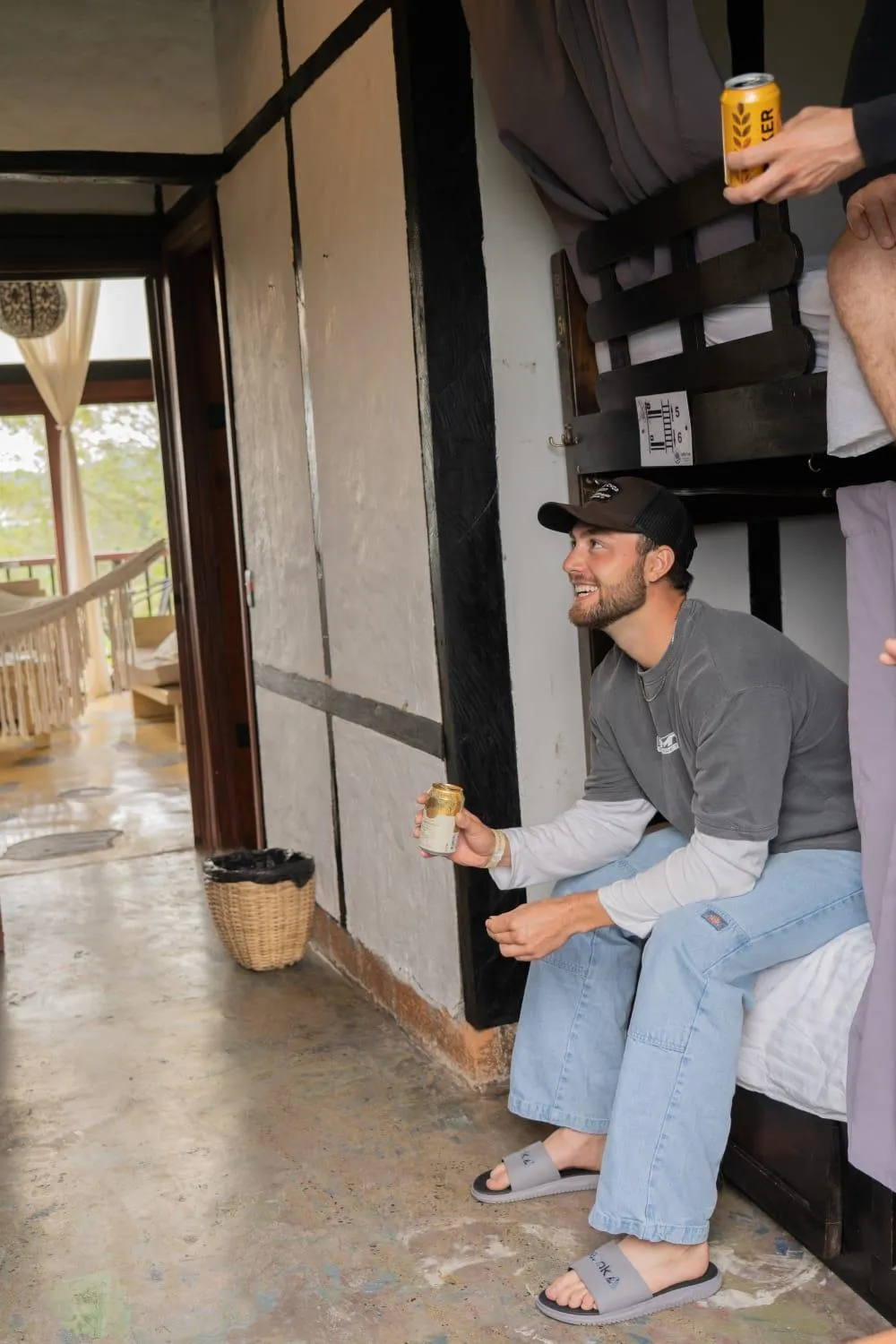 group of guests in Coffee Tree Boutique Hostel