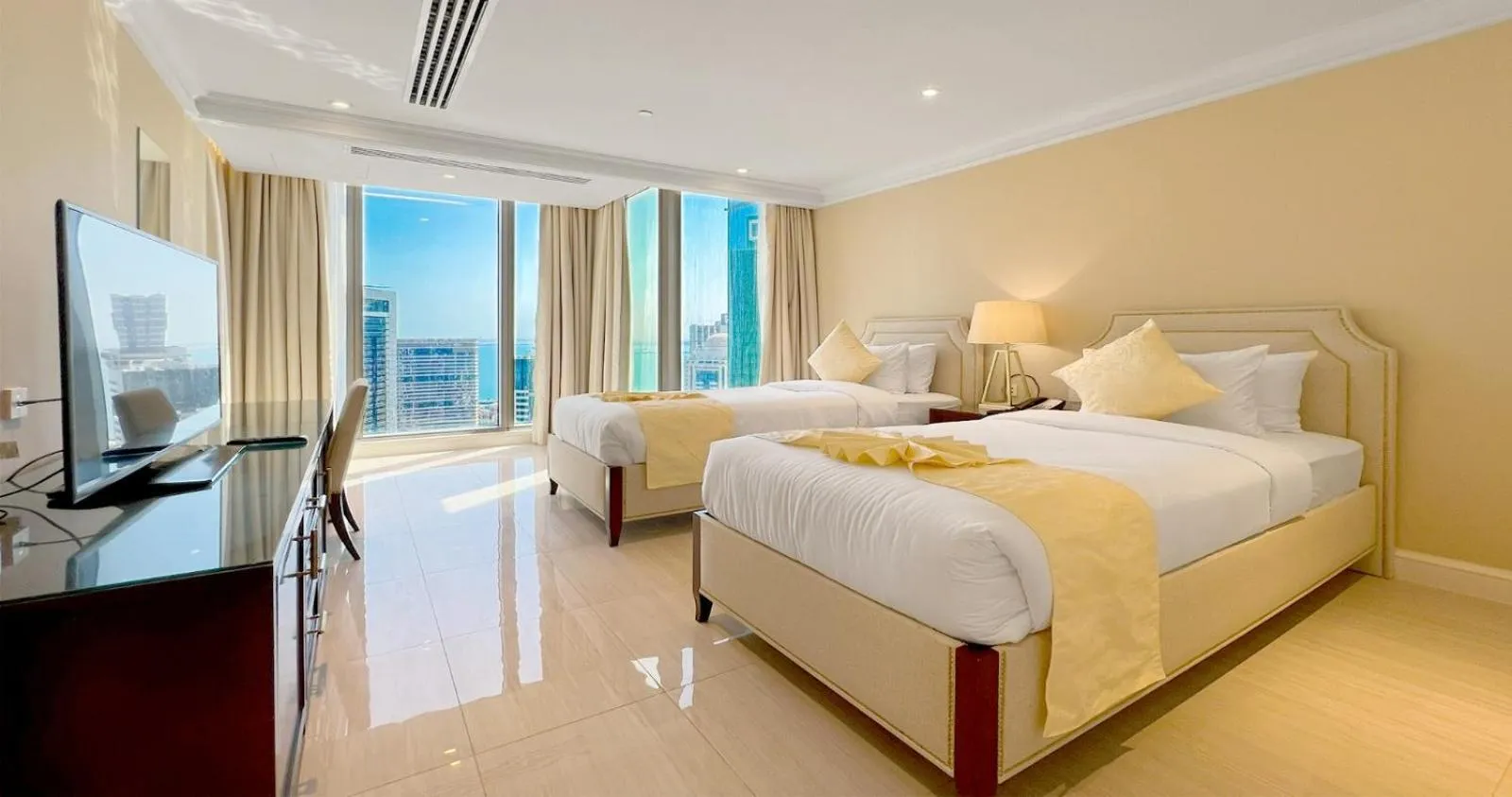 Bed in Westpac Hotel & Suites - Westbay Doha